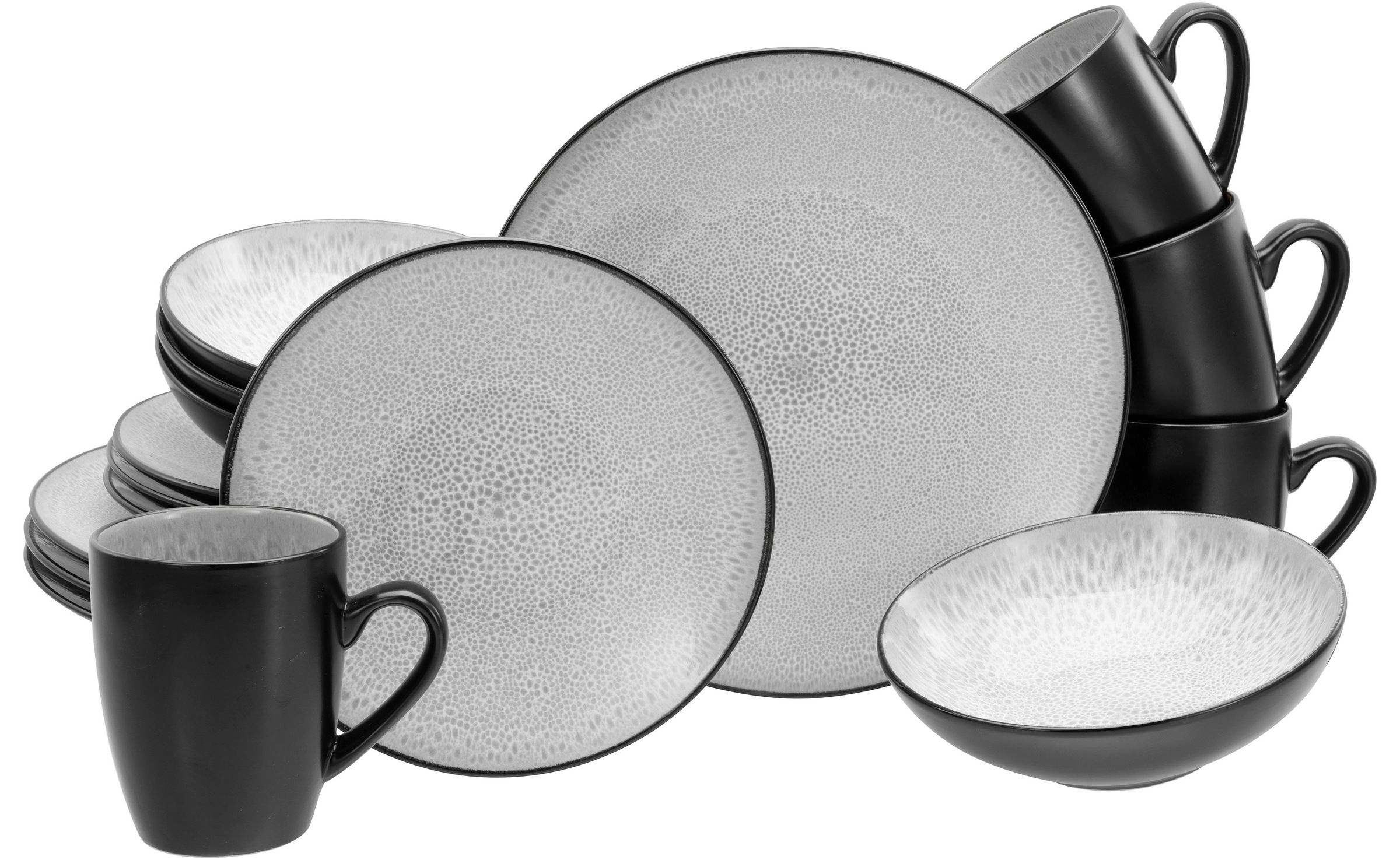 my home Kombiservice »modernes Geschirr-Set, Service Grönvik«, (Set, 16 tlg günstig online kaufen