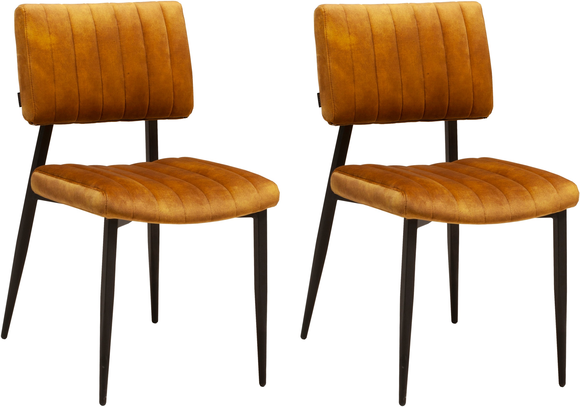 OMG Design Esszimmerstuhl »Ivan«, (Set), 2 St., Stoff, pflegeleichter Samtv günstig online kaufen