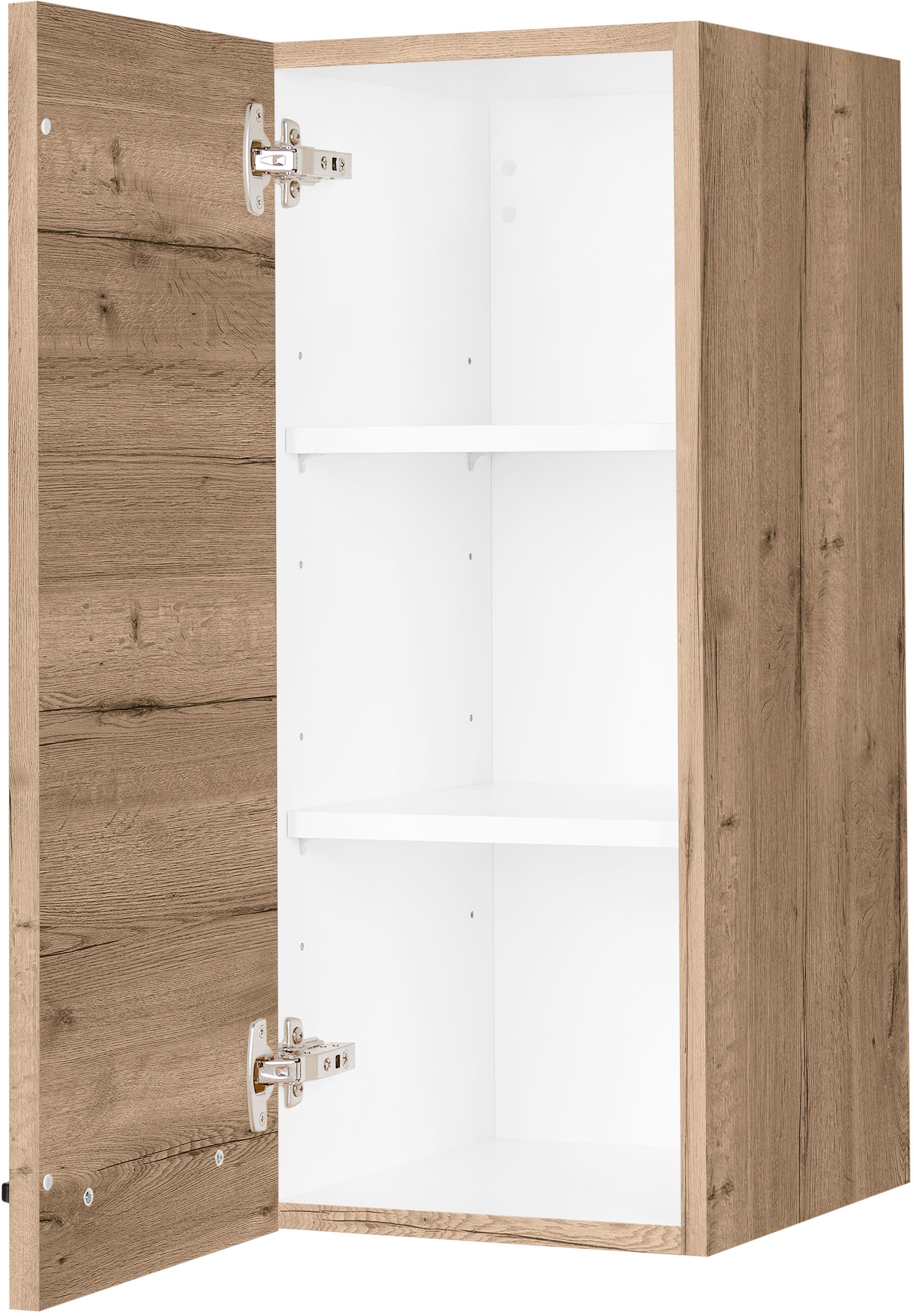 nobilia® Hängeschrank »"Structura", Ausrichtung wählbar, vormontiert,«, in drei Breiten: 30, 45 und 60 cm, mit Soft-Close-Funktion