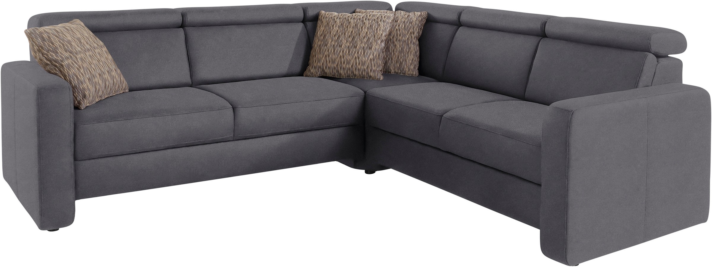 sit&more Ecksofa »Bologna L-Form«, Kopfteilverstellung, wahlweise mit Bettfunktion und Schubkasten