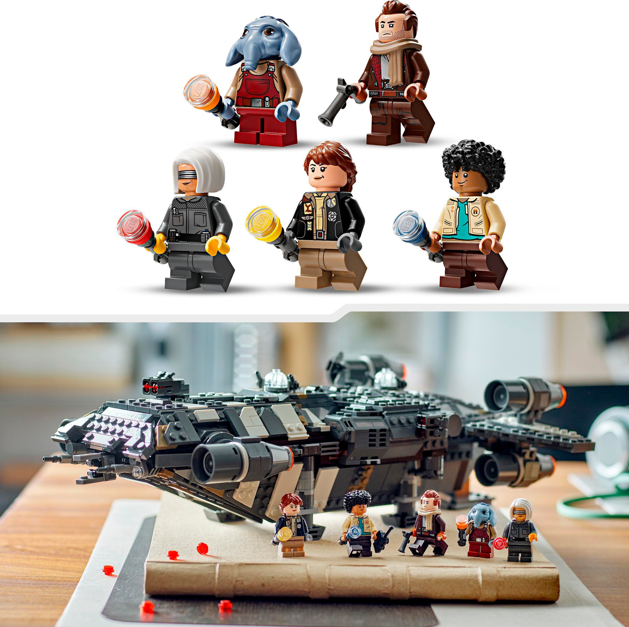 LEGO® Konstruktionsspielsteine »Die Onyx Cinder (75374), LEGO Star Wars TM«, (1325 St.), Made in Europe