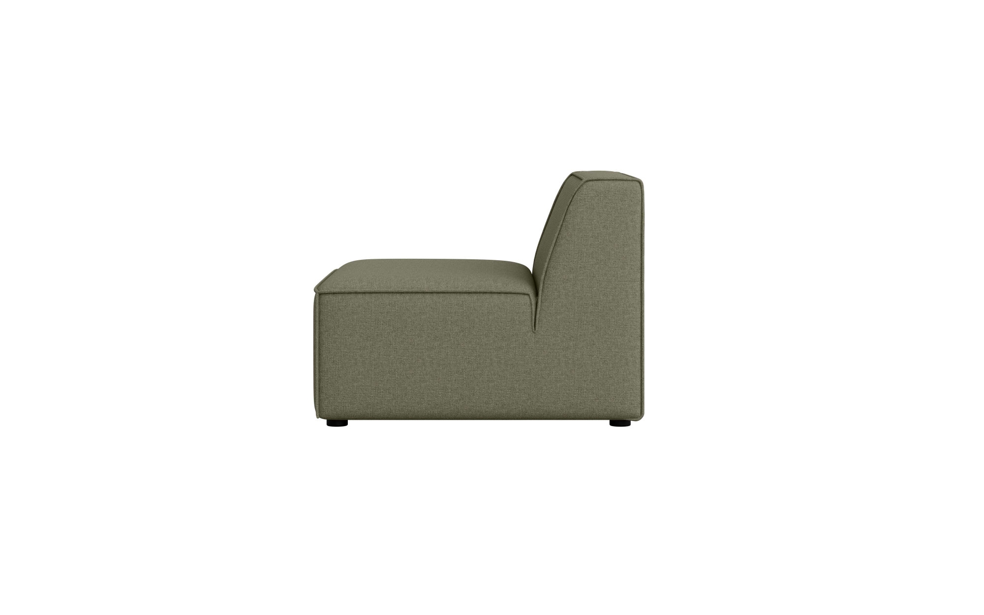 INOSIGN Sessel »Bequemer Sessel Cavan, Maße B/T/H: 90/90/72 cm«, ohne Armlehne, mit Wellenunterfederung, auch in Bouclé