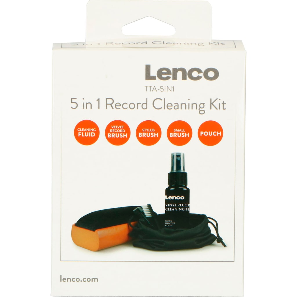 Lenco Reinigungsbürste »5 in 1 Schallplatten-Reinigungsset«, Set