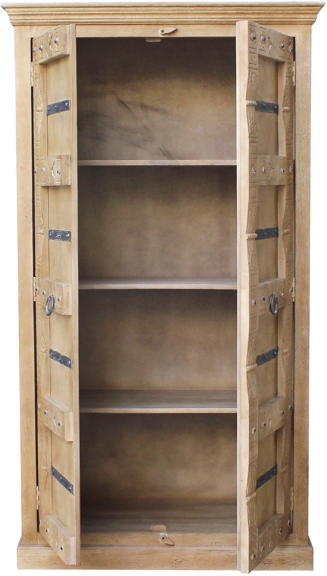 SIT Garderobenschrank »Daipur« geschnitzte Verzierungen