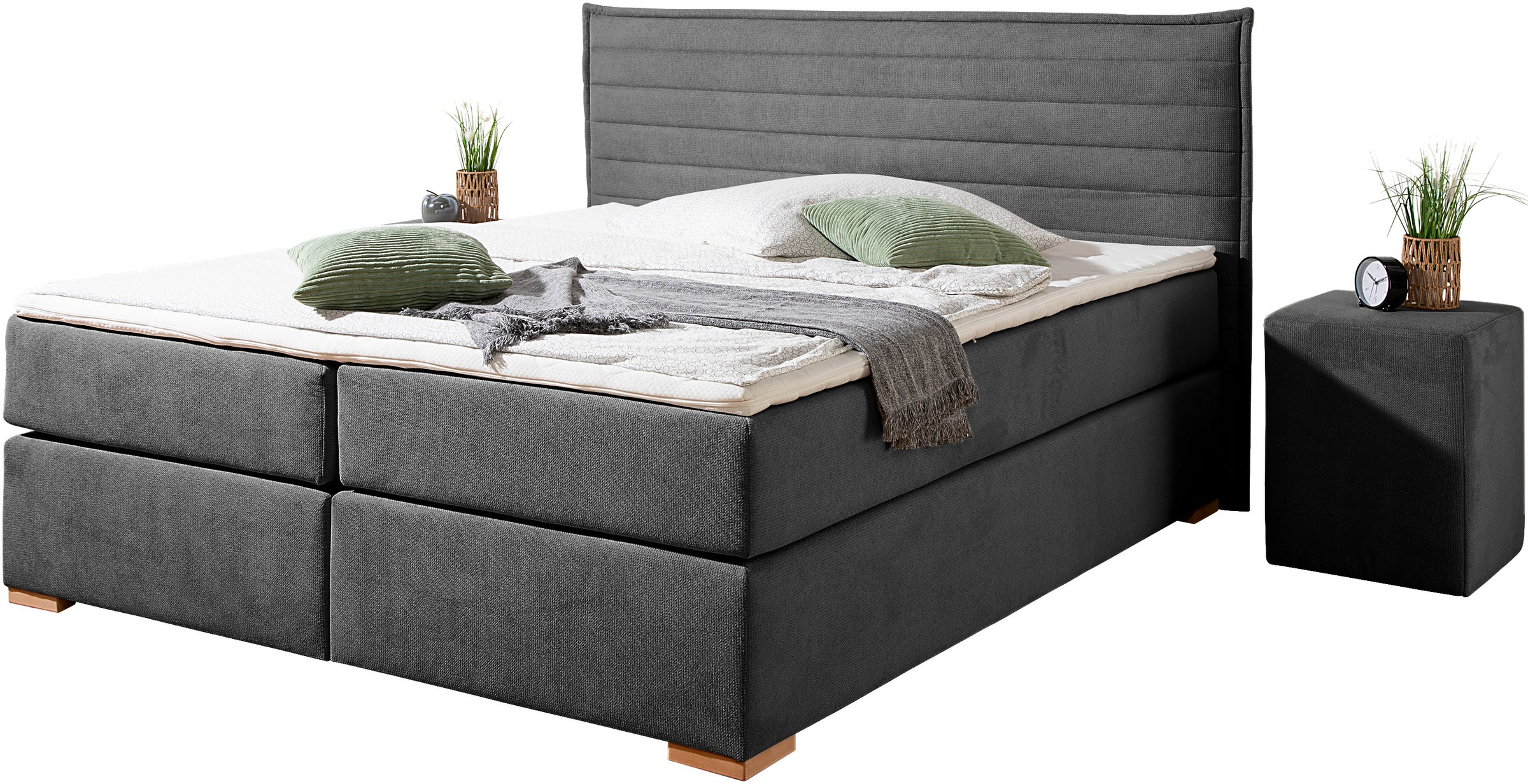 Home affaire Boxspringbett »"Östermoor"«, in H2, H3 oder H4 erhältlich günstig online kaufen