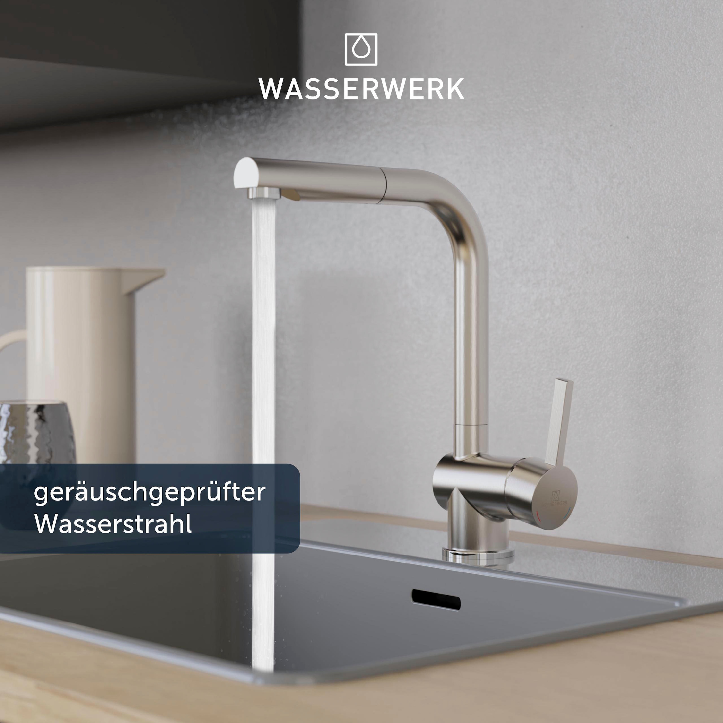 WASSERWERK Spültischarmatur »WK 4, Wasserhahn, Küche, Einhebelmischer«