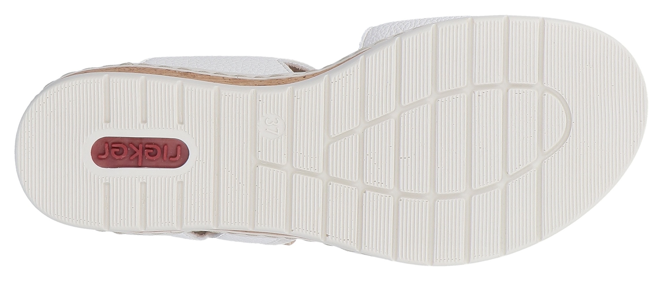 Rieker Keilsandalette  Sommerschuh, Keilsandalette, Plateausandale mit Klett