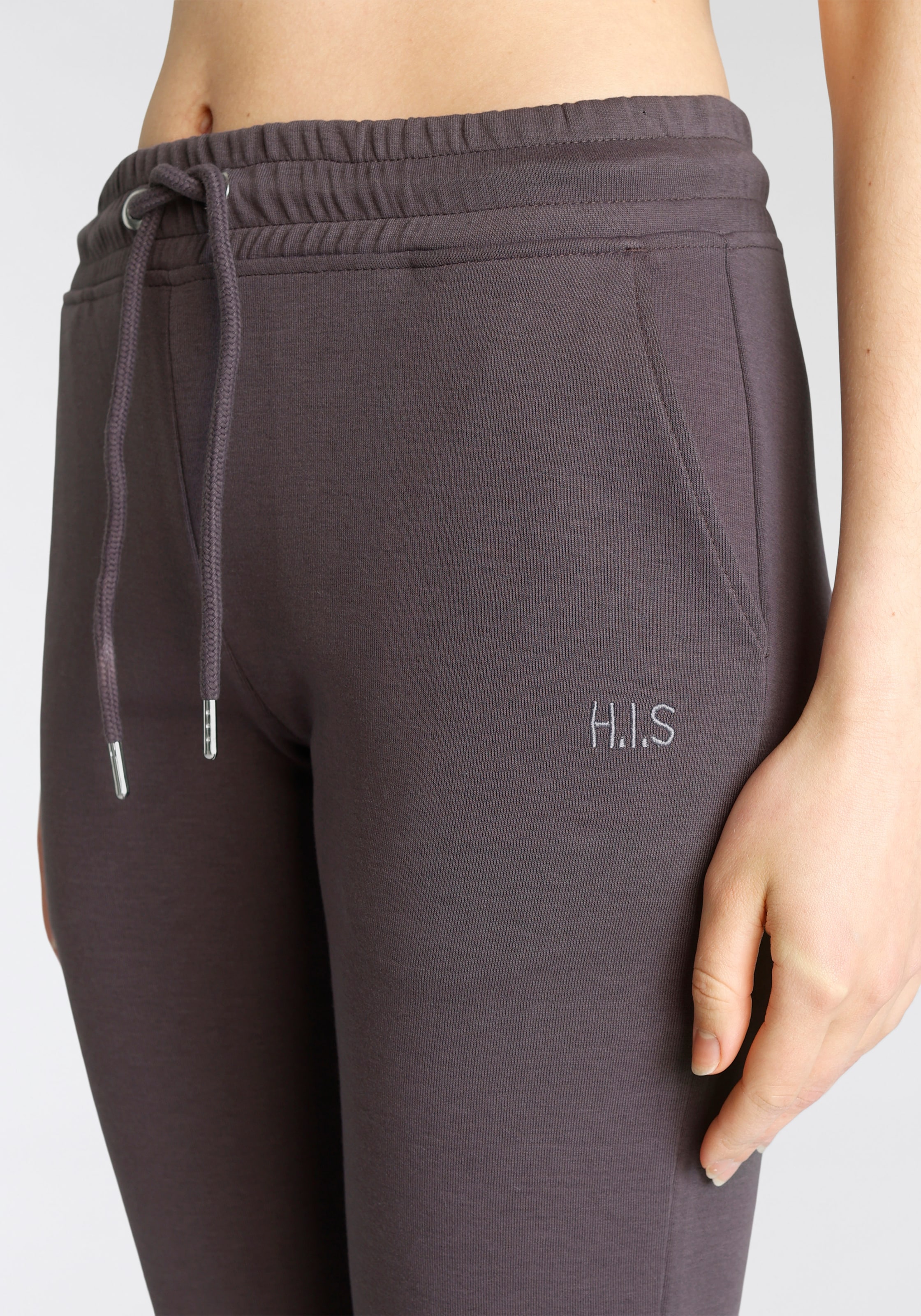 H.I.S Sweathose, Schlupfhose mit kleinem Aufschlag am Saum, Loungewear