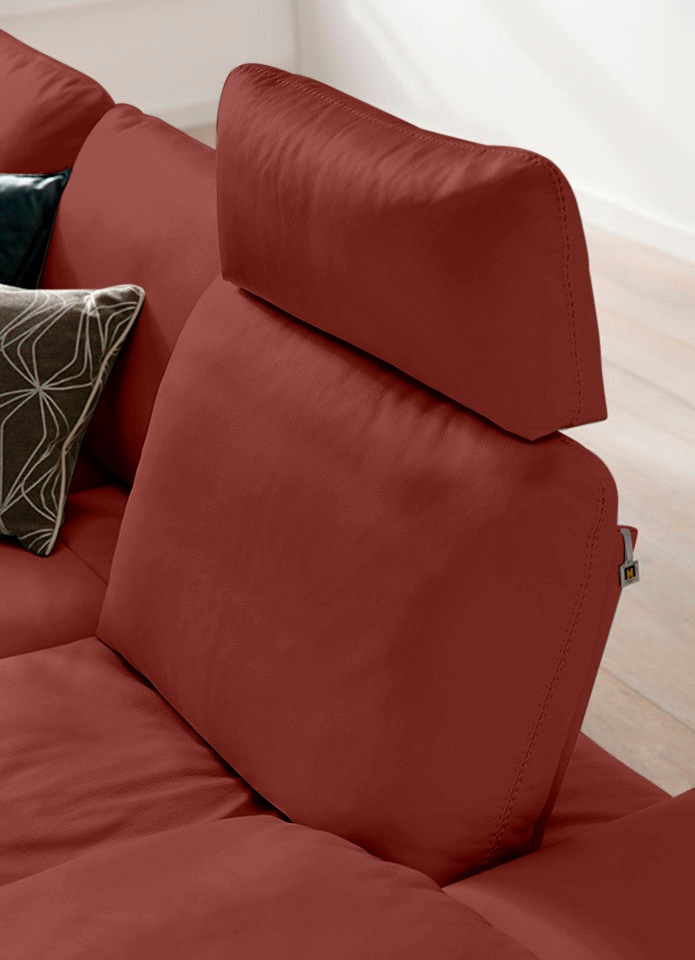 W.SCHILLIG Ecksofa »valentinoo, Designsofa, elegant und bequem, L-Form«, (Set), mit Sitztiefenverstellung, Breite 318 cm
