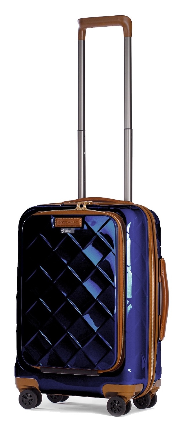 Stratic Trolley »Leather&More Hartschalen-Koffer S«, 4 Rollen, Handgepäck Reisekoffer Reisegepäck TSA-Zahlenschloss