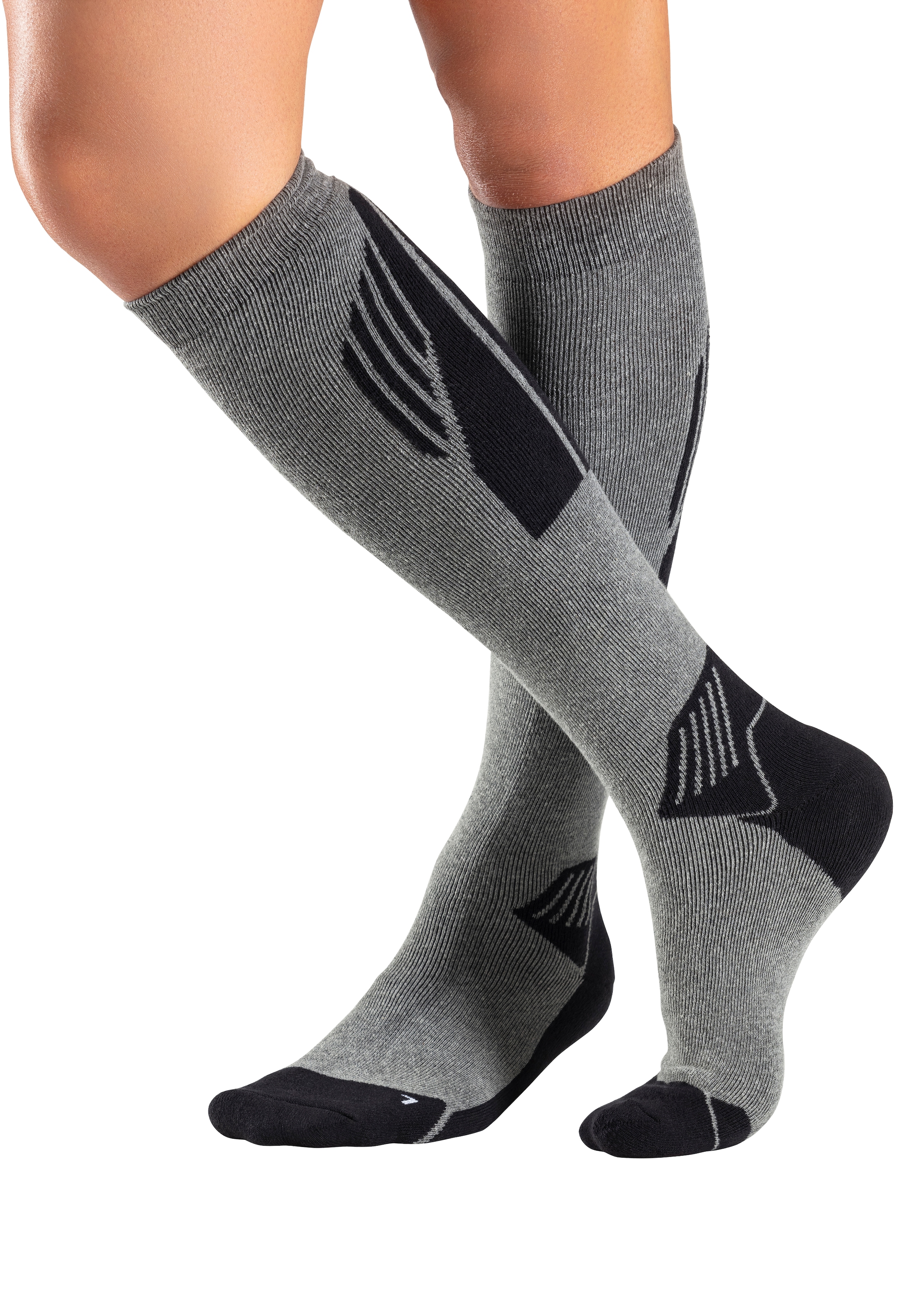 H.I.S Skistrümpfe Packung, 2 Stk. tlg. mit bequemem Vollfrottee