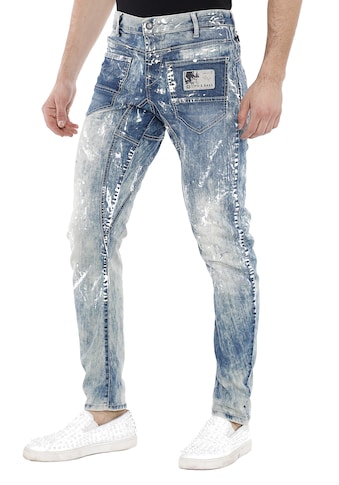 Cipo & Baxx Bequeme Jeans, mit coolen Farbspots kaufen