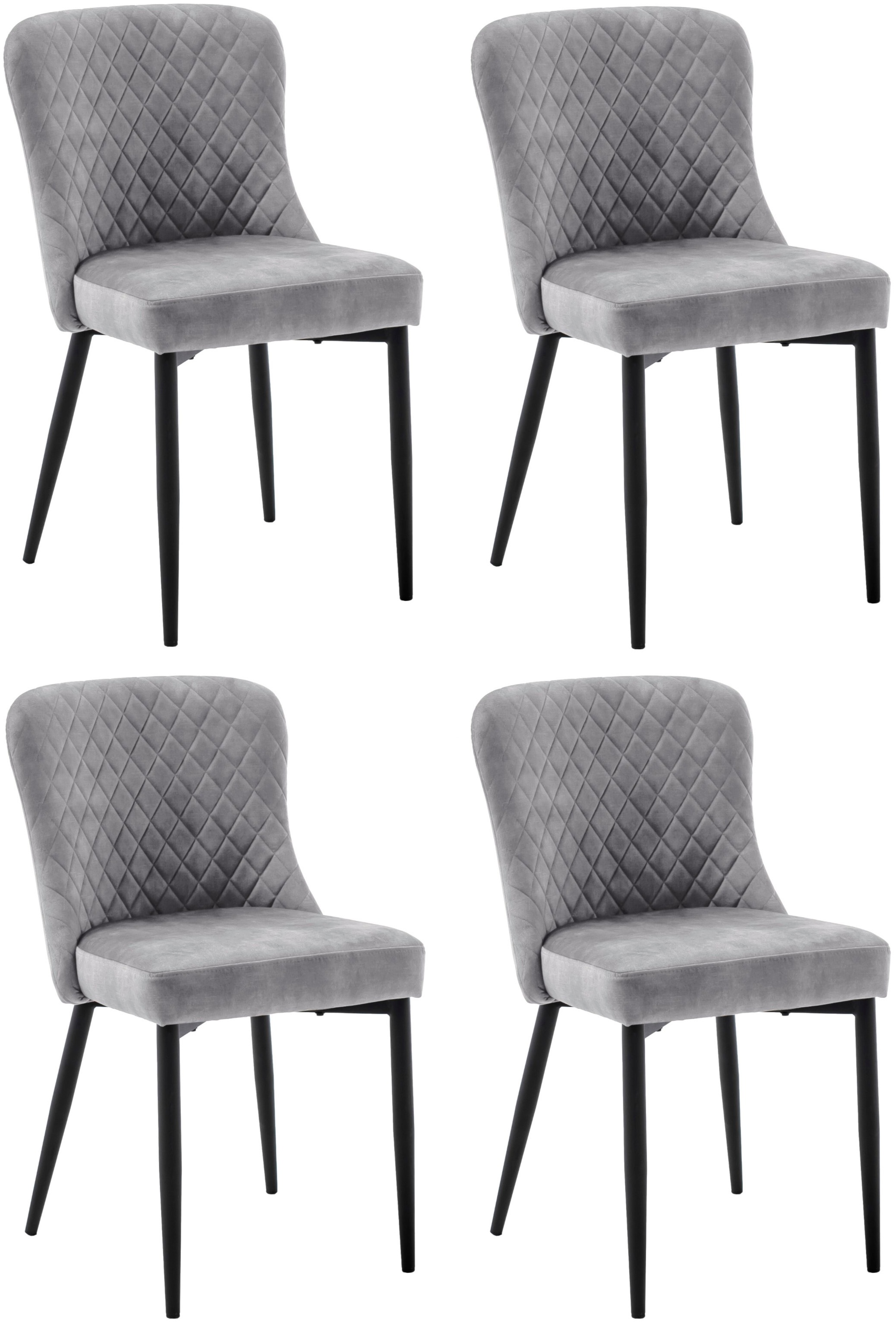 MCA furniture 4-Fußstuhl »ABOSHI Esszimmerstuhl (4er Set)«, (Set), 4 St., V günstig online kaufen