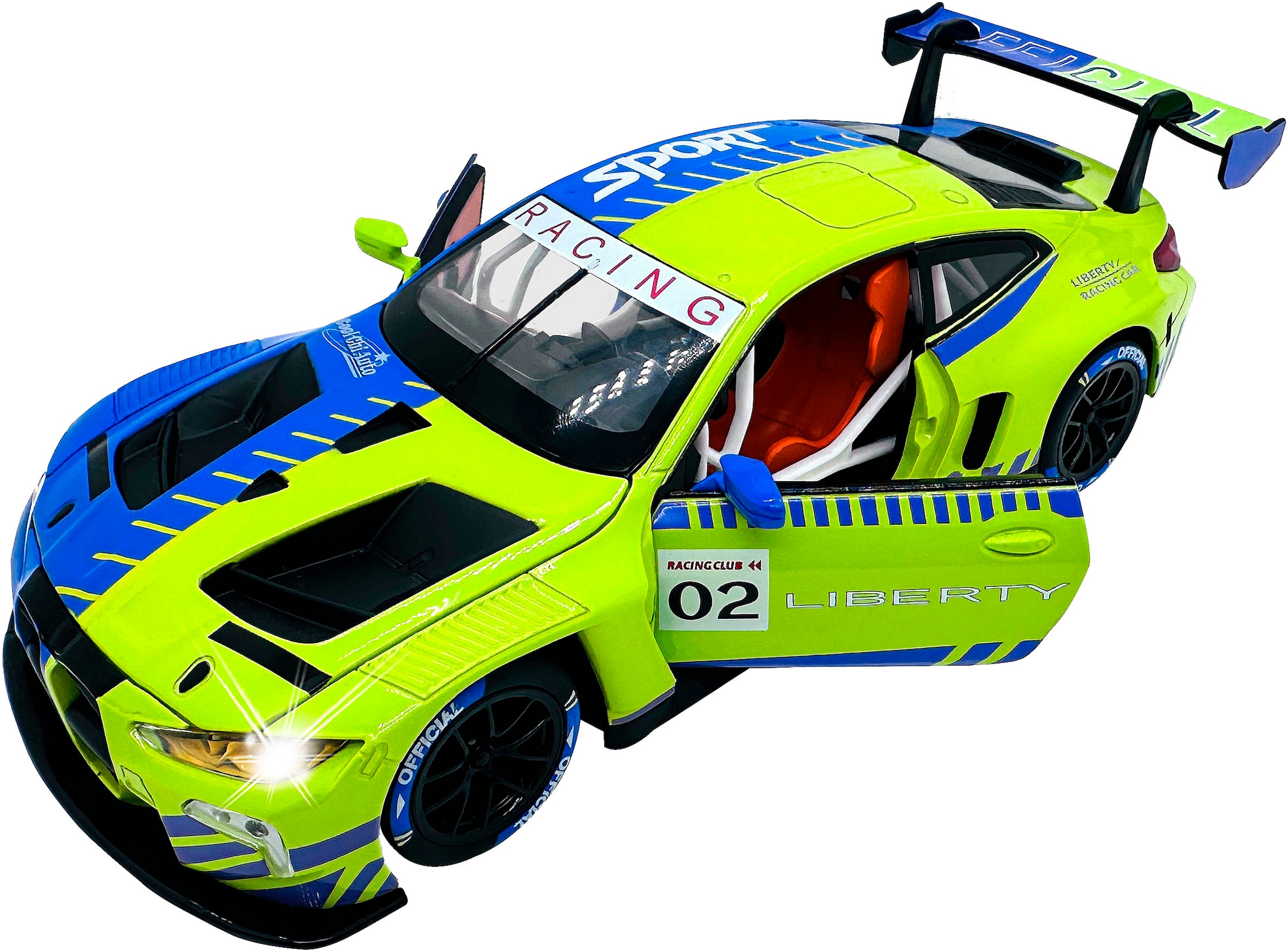 Jamara Spielzeug-Auto »Diecast, BMW M4 GT3 inklusive Batterien« LED Licht; Maßstab 1:24