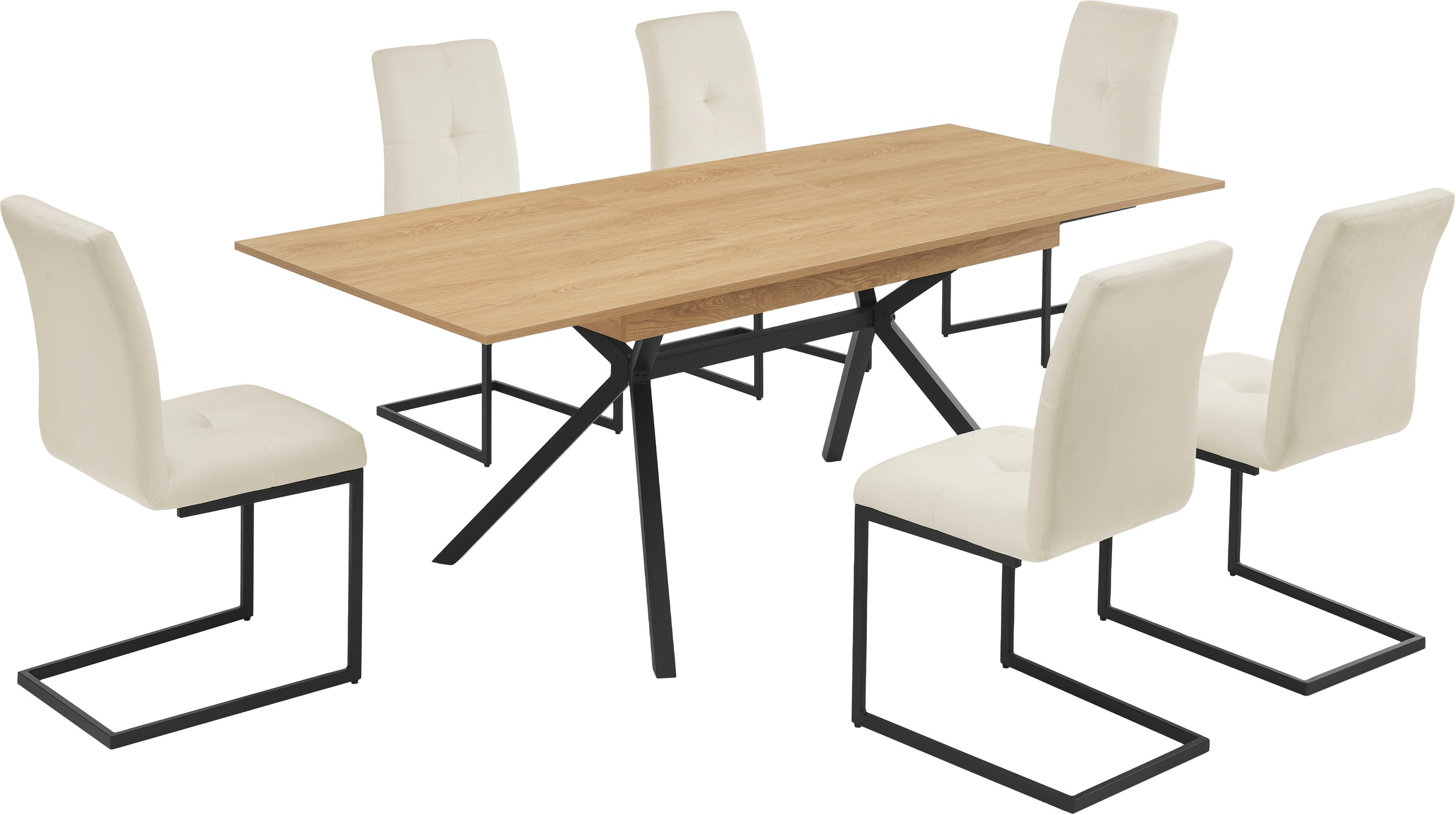 INOSIGN Esszimmerstuhl »Vendy« (Set) 2 Stk.mit verstellbaren Füßen und robu günstig online kaufen