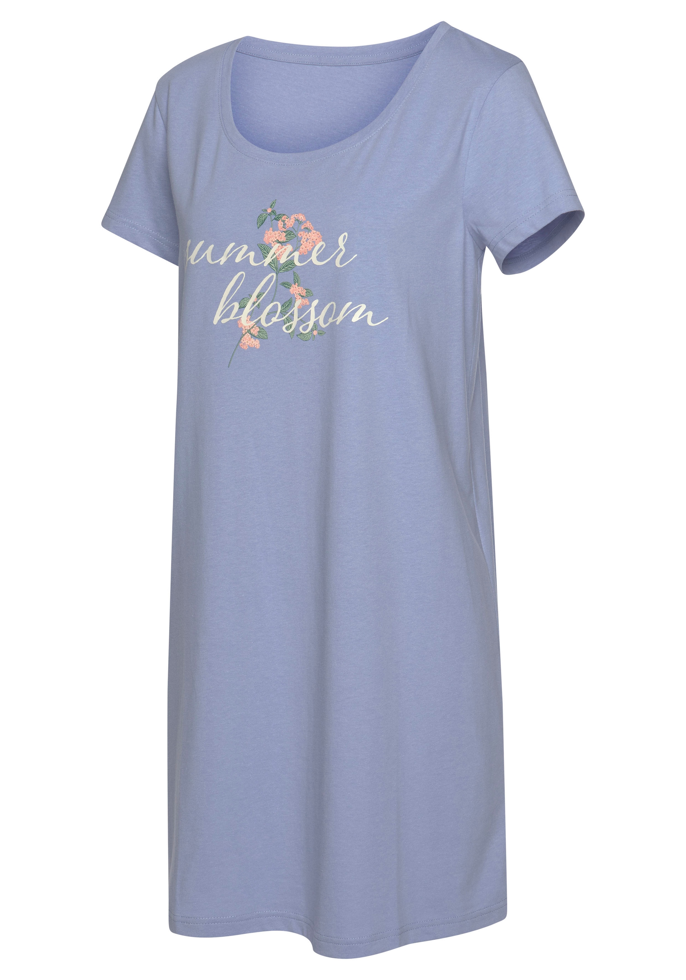 Vivance Dreams Sleepshirt, mit Statement Druck