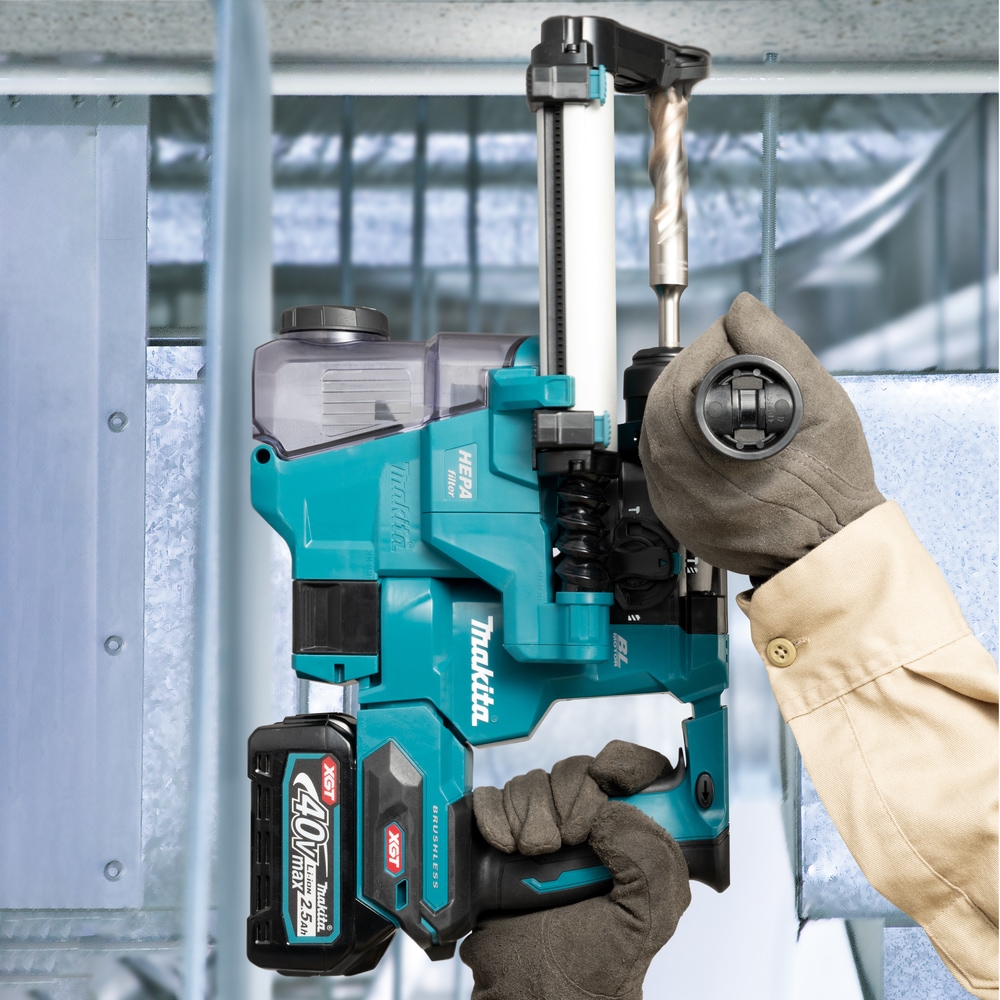 Makita Akku-Kombibohrhammer »HR010GD201«, inkl. 2 Akkus und Schnellladegerät