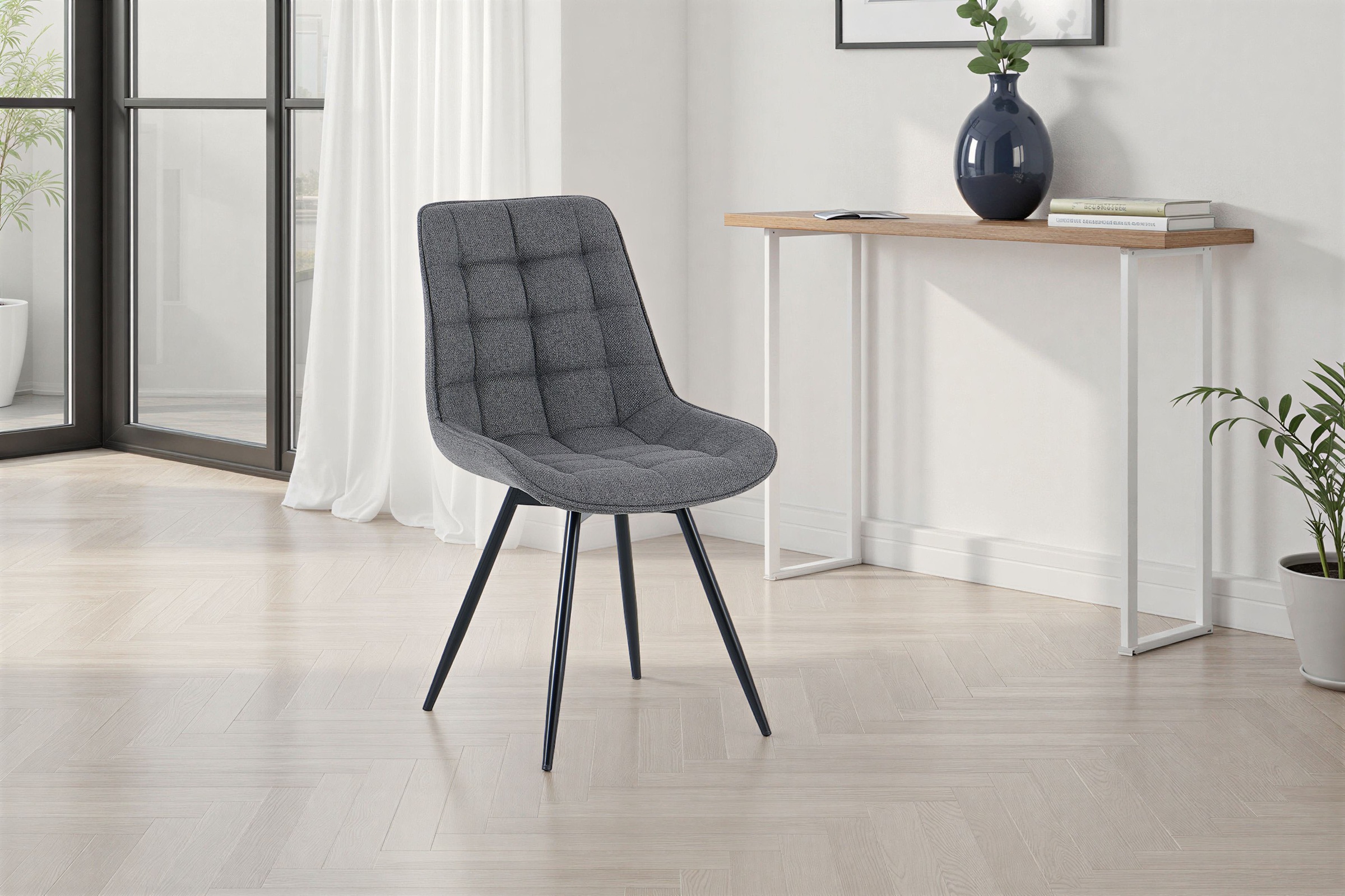 OTTO home Esszimmerstuhl »Catania« (Set) 2 Stk.bequemer Stuhl, 360 Grad dre günstig online kaufen