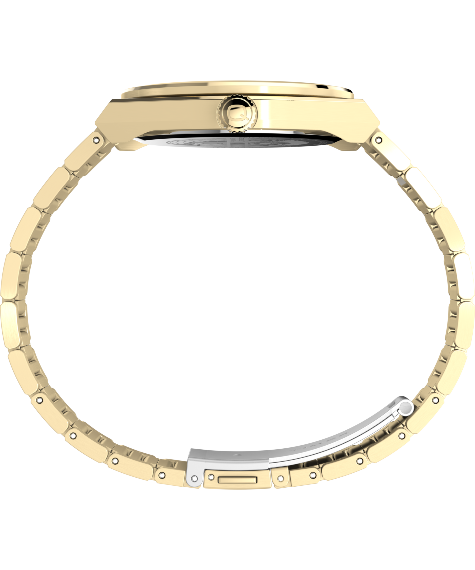 Timex Quarzuhr »CONTINENTAL«, Armbanduhr, Damenuhr, Edelstahlarmband, Datum, Leuchtzeiger