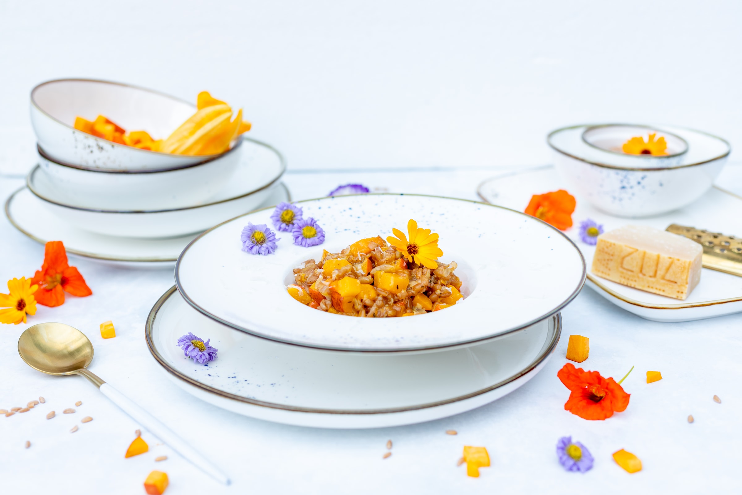 MÄSER Servierplatte »Pintar, Servierplatten-Set, Porzellan«