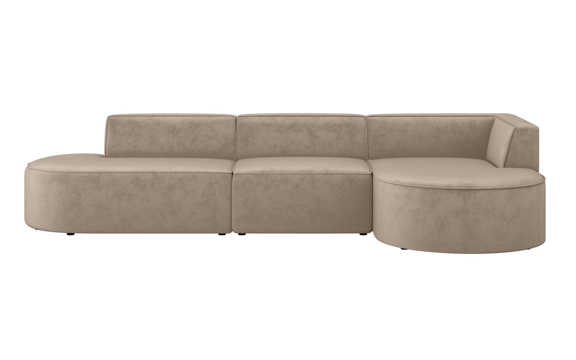 OTTO home Ecksofa »EIVIND Designer Sofa mit Ottomane rechts/links, B/T/H: 3 günstig online kaufen