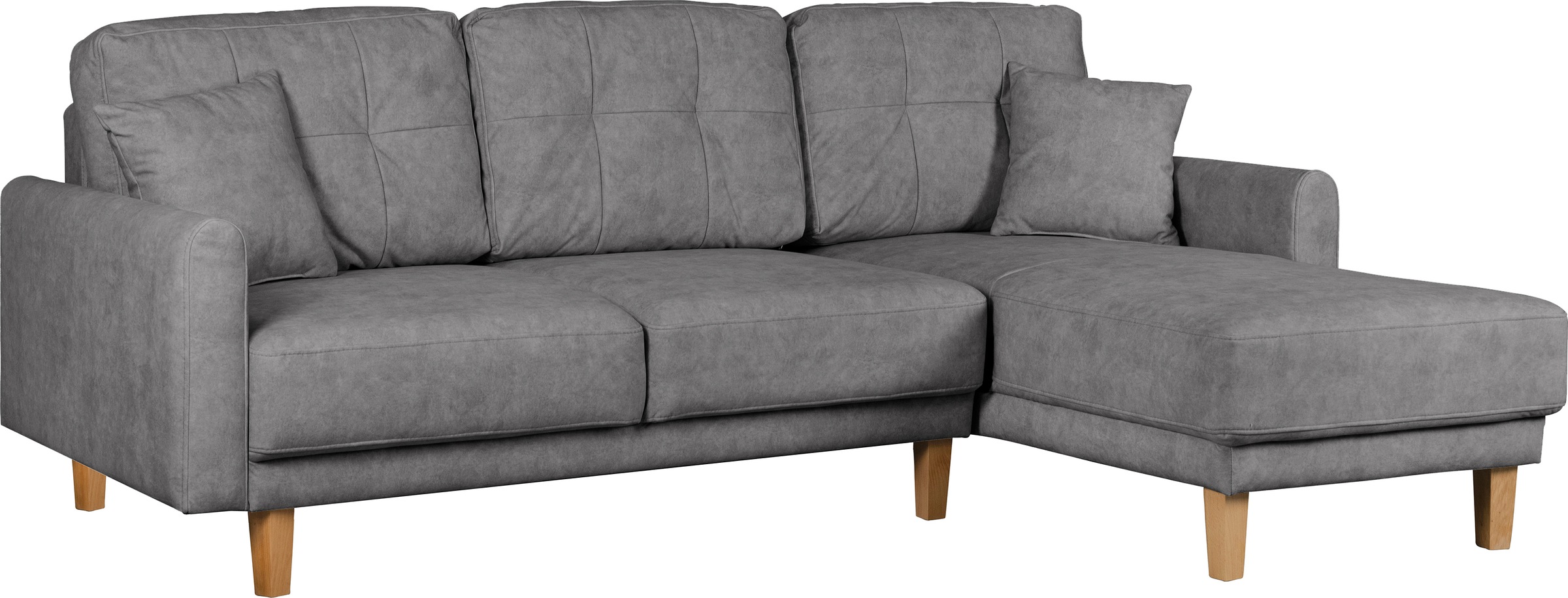 Home affaire Ecksofa »TRIPLO optionale Schlafsofa mit Bettkasten, Maße B/T/H: 234/164/89 cm«, L-Form wahlweise mit Bettfunktion - Liegefläche 132x210 cm