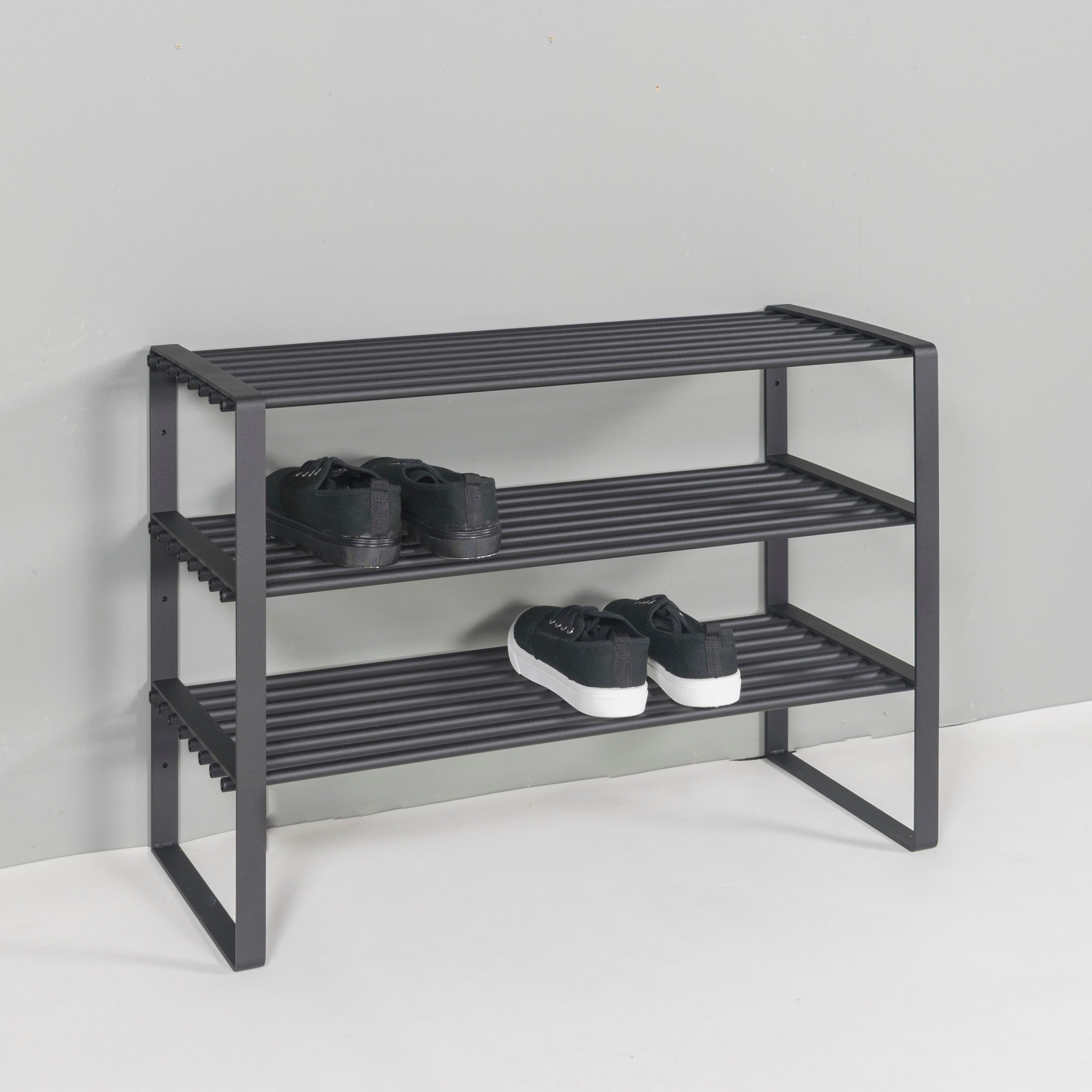 Spinder Design Schuhregal »Rex«, Regal aus Stahl, wahlweise Breite 70 cm od günstig online kaufen