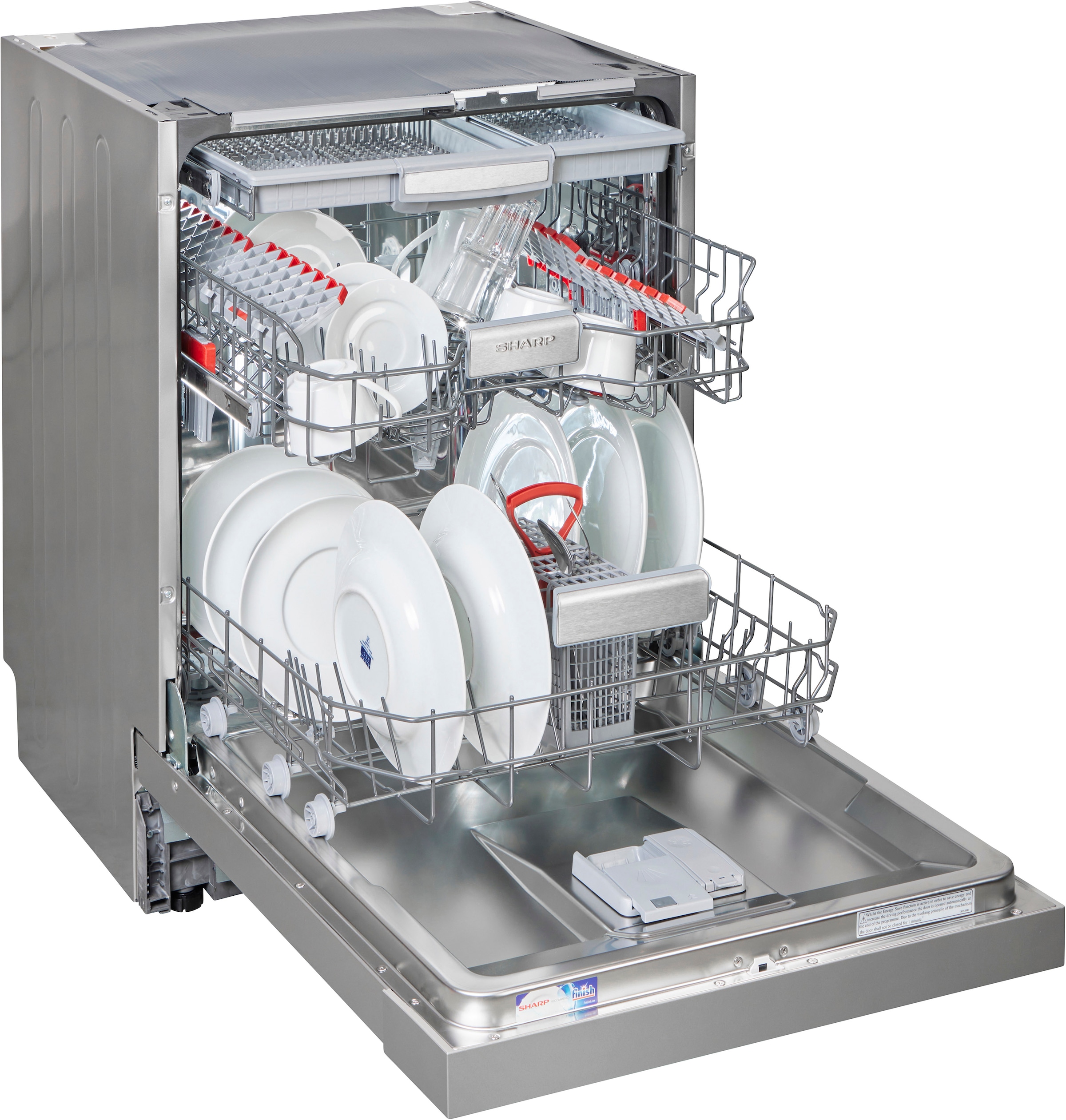 Sharp Unterbaugeschirrspüler »QW-NA25GU44BS-DE« 14 Maßgedecke