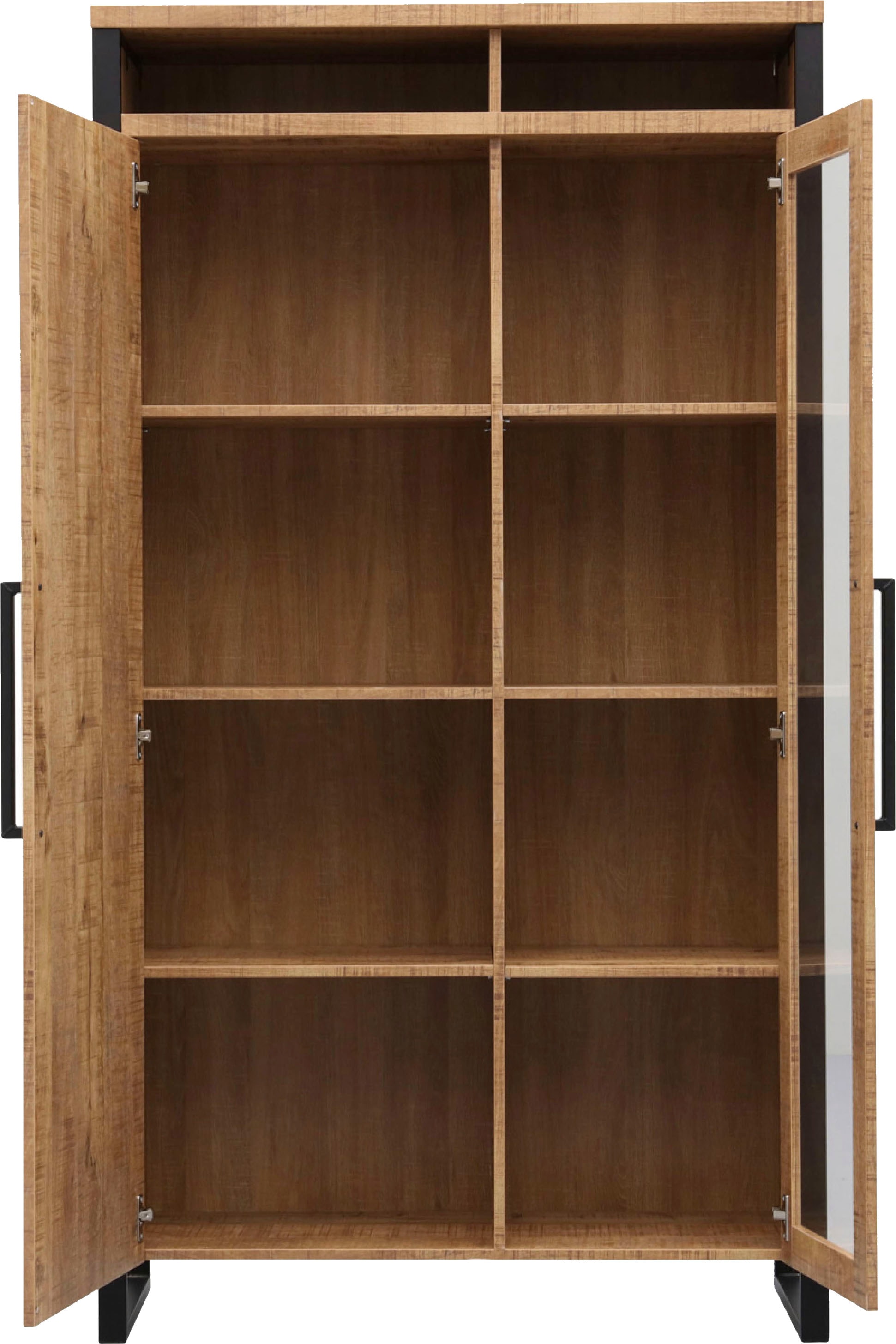 OMG Design Vitrine »Carriba Wohnzimmerschrank«, Höhe 190 cm, mit Soft-Close