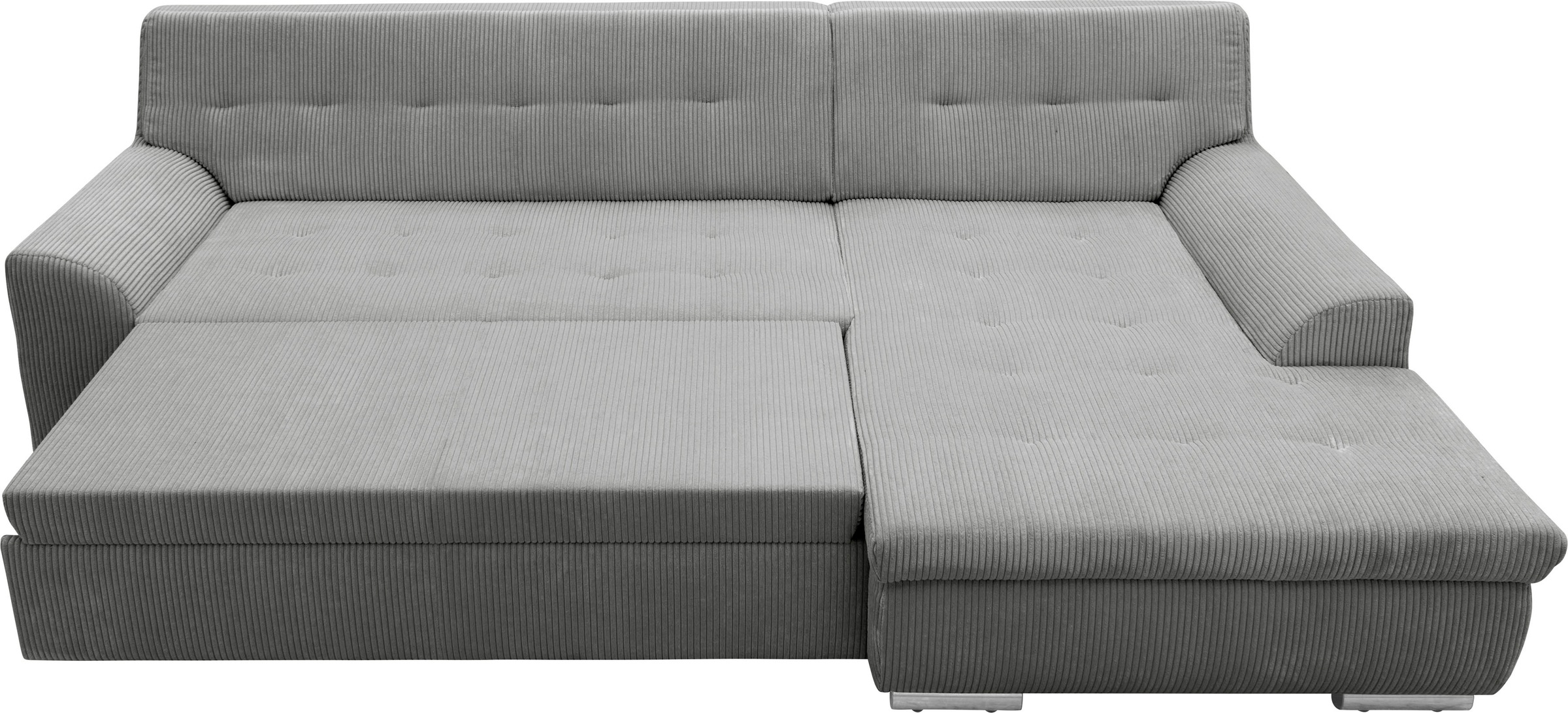 DOMO collection Ecksofa Treviso, wahlweise mit Bettfunktion, incl. Zierkissen