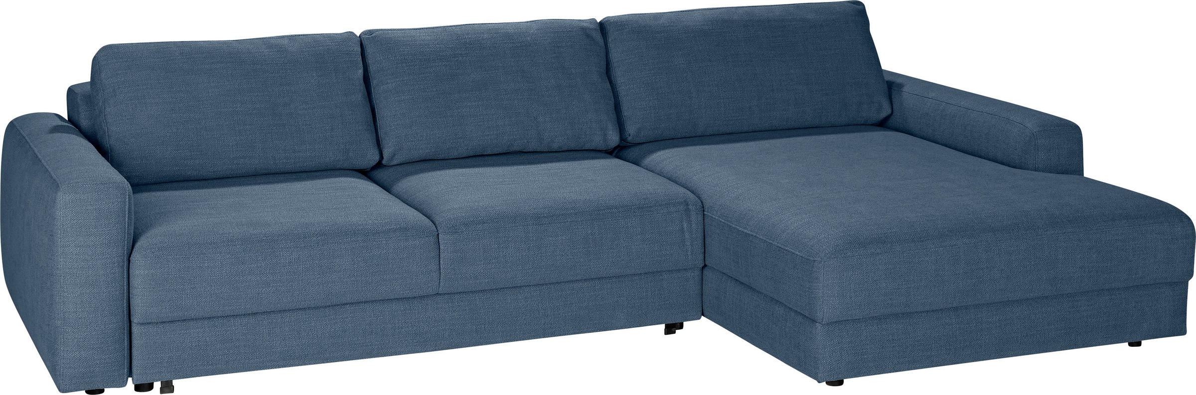 TRENDMANUFAKTUR Ecksofa »Bourbon II, hoher Sitzkomfort, extrabreite Recamie günstig online kaufen