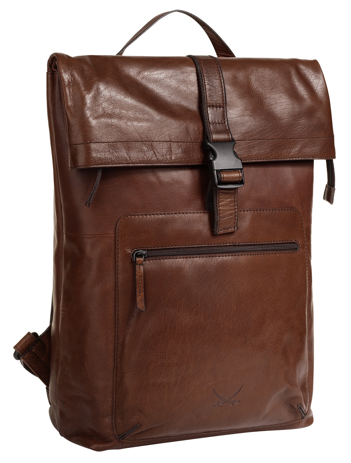 Sansibar Laptoprucksack, echt Leder