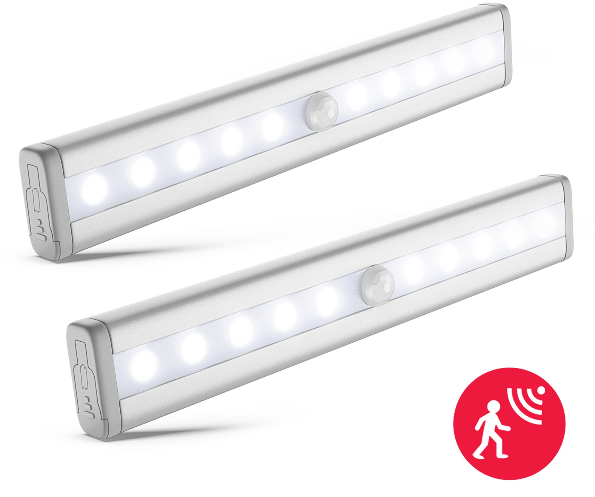 B.K.Licht LED Set Selbstklebend, 10 flammig-flammig, Schrankbeleuchtung, Lichtleiste kaufen Bewegungsmelder, »Apollo«, LED 2er Raten auf