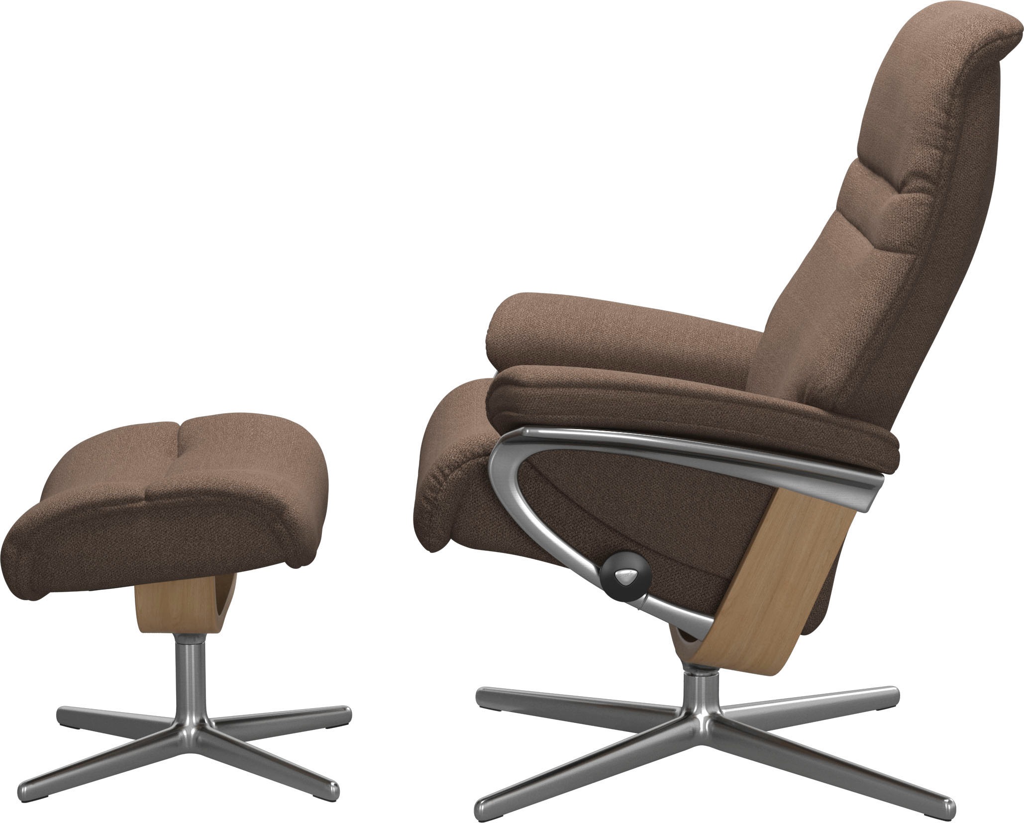 Stressless® Fußhocker »Sunrise«, mit Cross Base, Größe S, M & L, Holzakzent Eiche