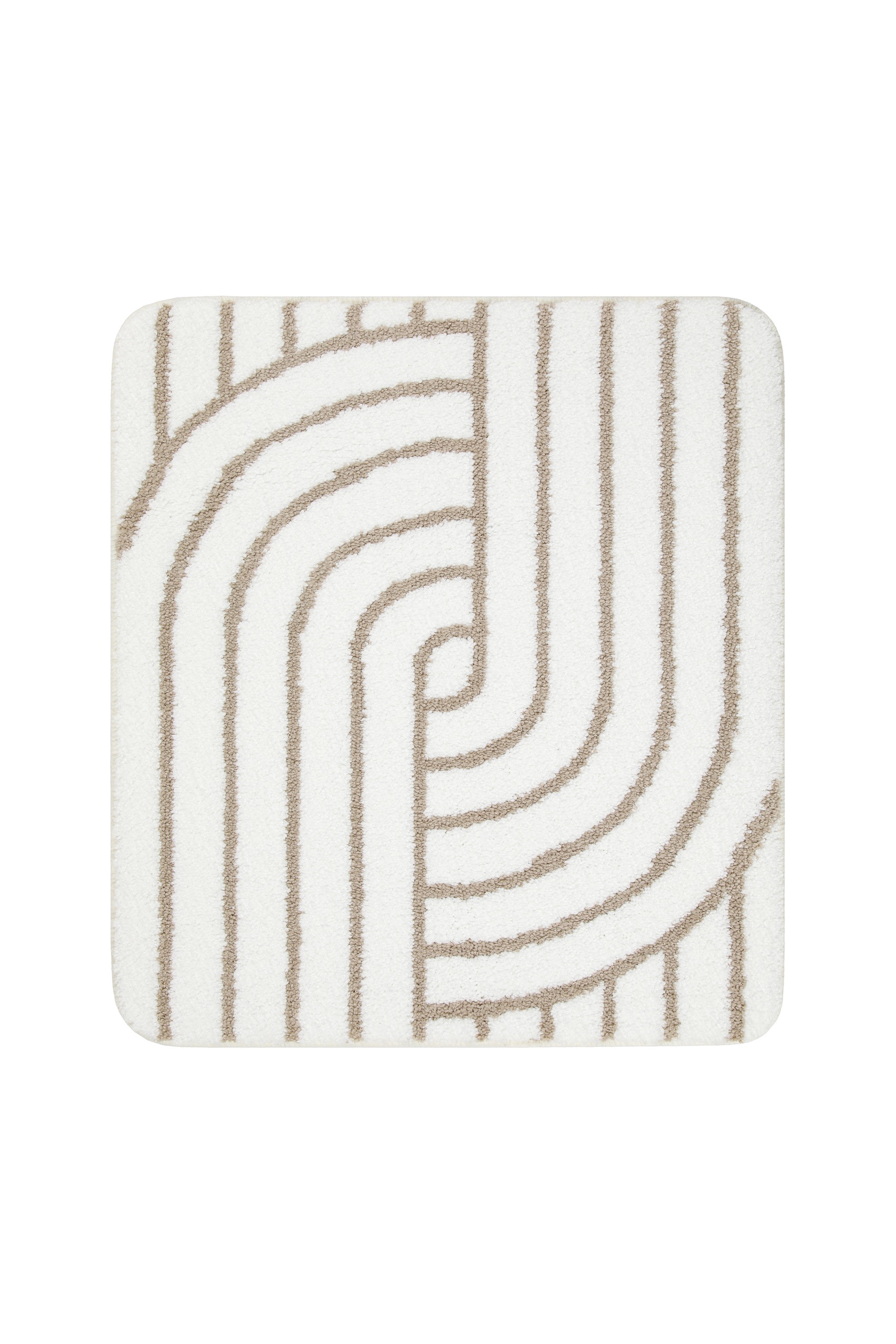 Wecon home Basics Badematte »Hilda«, waschbar, rutschfest, strapazierfähig, pflegeleicht mit Retro Muster