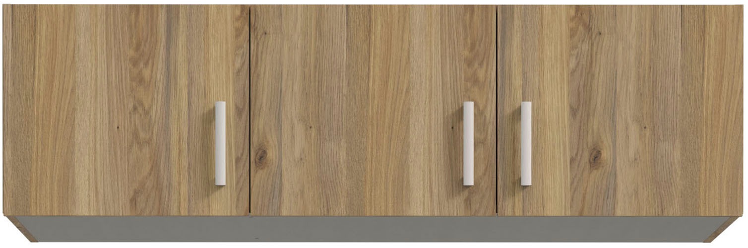 FORTE Schrankaufsatz Schrankaufsatz, Stauraum, 4 Türen, Raumnutzung