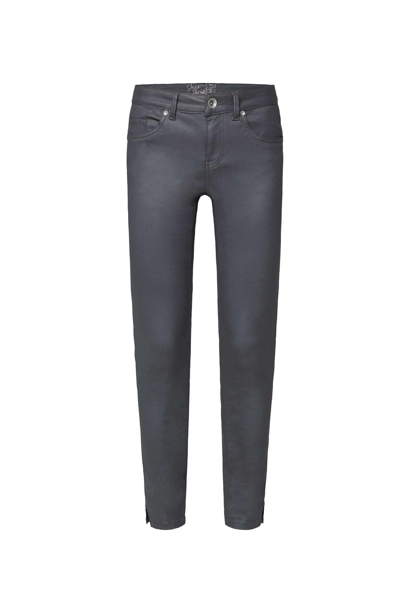 SOCCX Slim-fit-Jeans, mit Schlitz im Saum