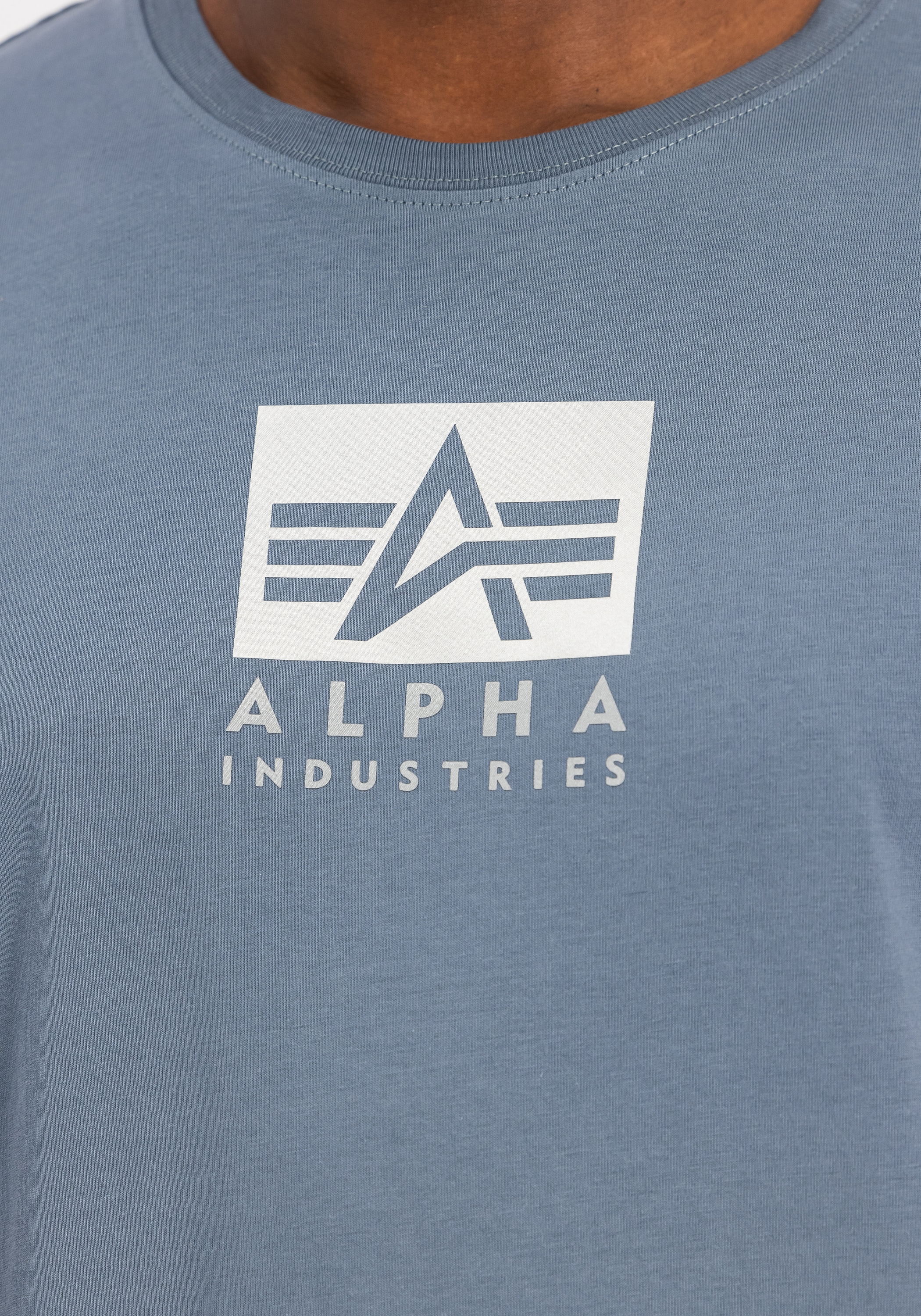 Alpha Industries T-Shirt »Alpha Industries Men - T-Shirts Satin Logo T-Shirt«