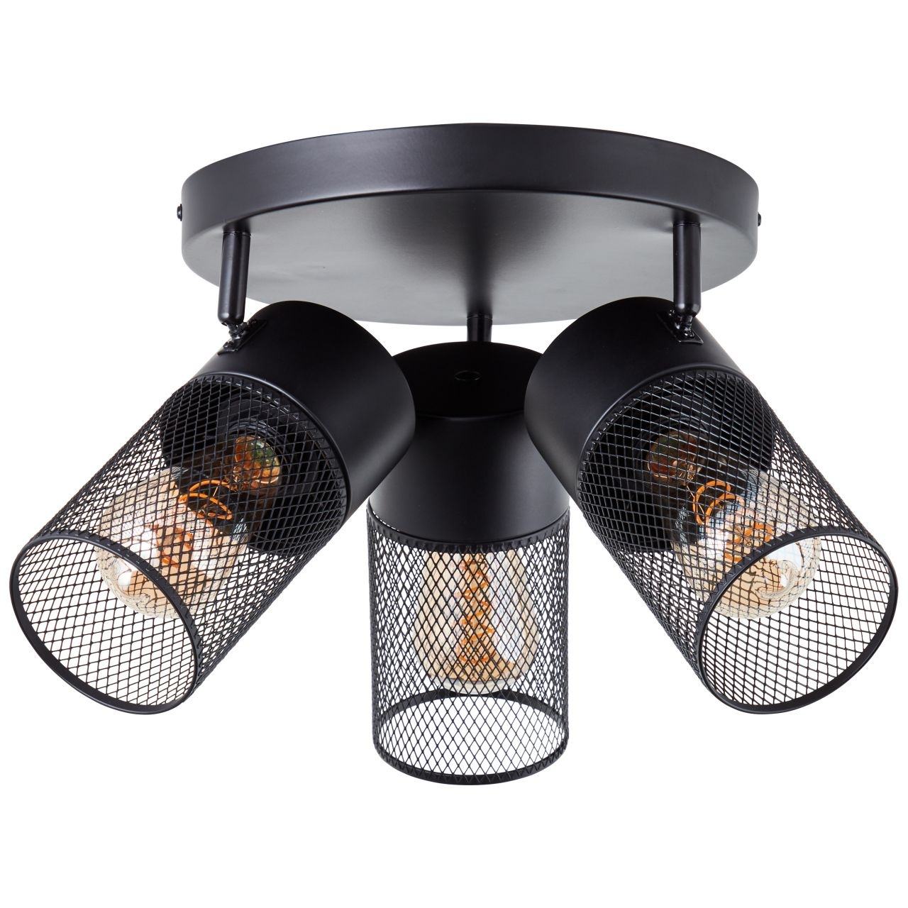 Brilliant Deckenstrahler »Kamolo« E27 1 Stk. schwenkbare  - 3 flammig - dimmbar - Ø 31cm - E27 Fassung