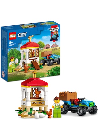 LEGO® Konstruktionsspielsteine »Hühnerstall (60344), LEGO® City«, (101 St.), Made in... kaufen