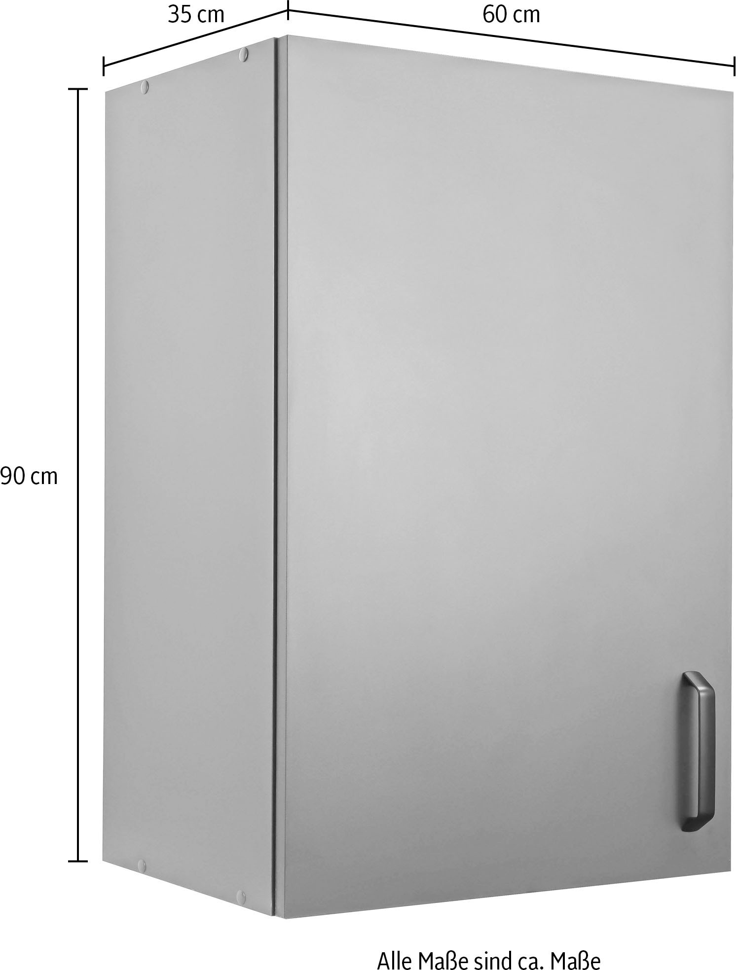 wiho Küchen Hängeschrank »Simi« 50 bis 60 cm breit, 90 cm hoch