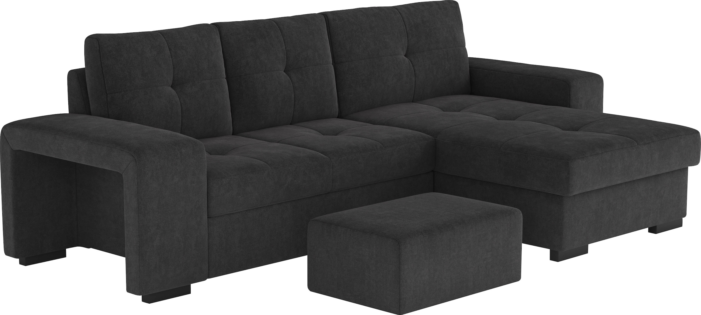 COTTA Ecksofa "Mattina L-Form", inkl. Hocker, wahlweise mit Bettfunktion un günstig online kaufen