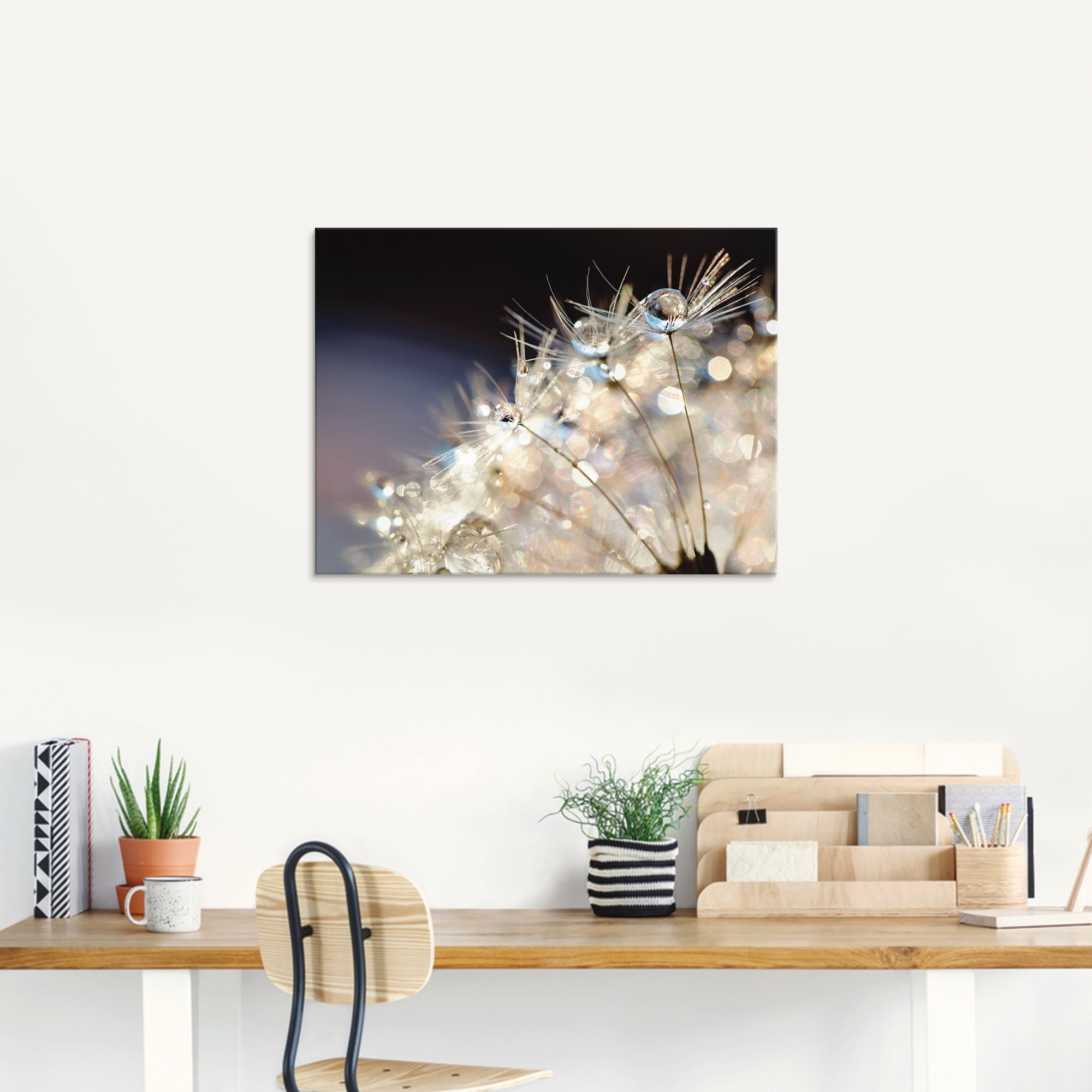 Artland Glasbild »Pusteblume Fantasie«, Blumen, (1 St.), in verschiedenen Größen