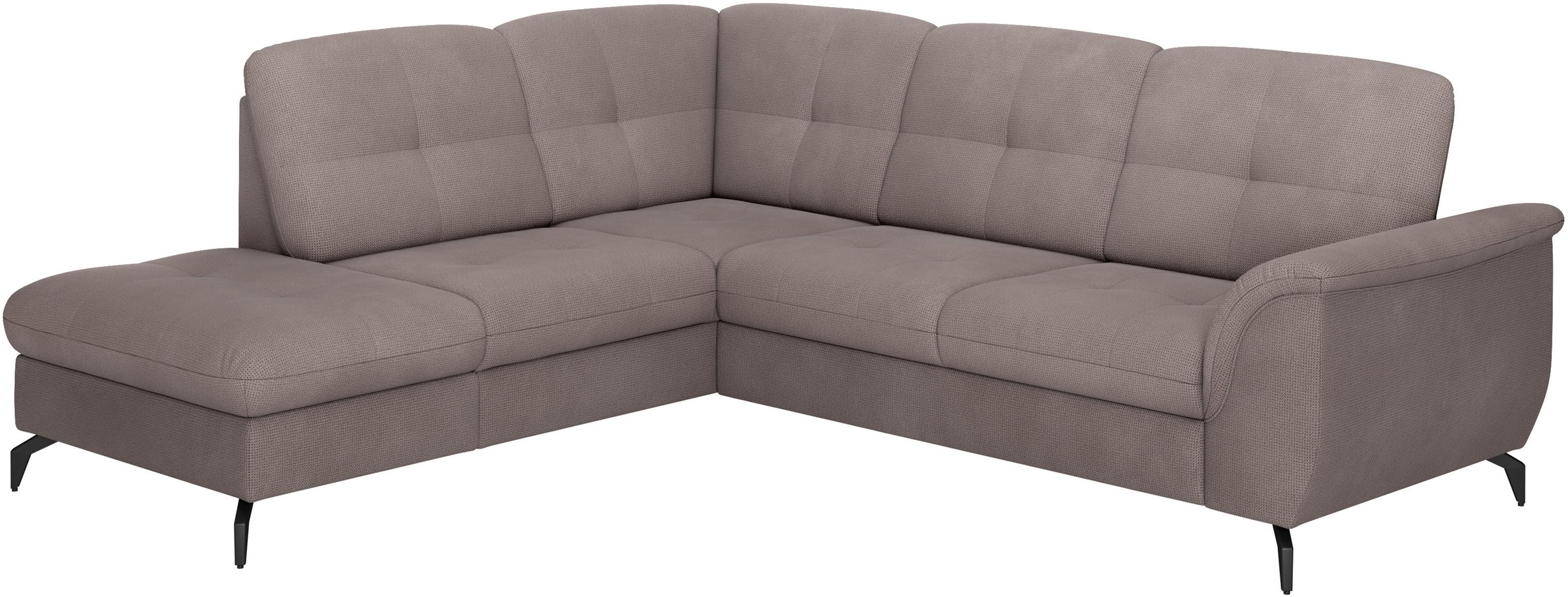 sit&more Ecksofa »Zora L-Form«, wahlweise mit Bettfunktion und Bettkasten