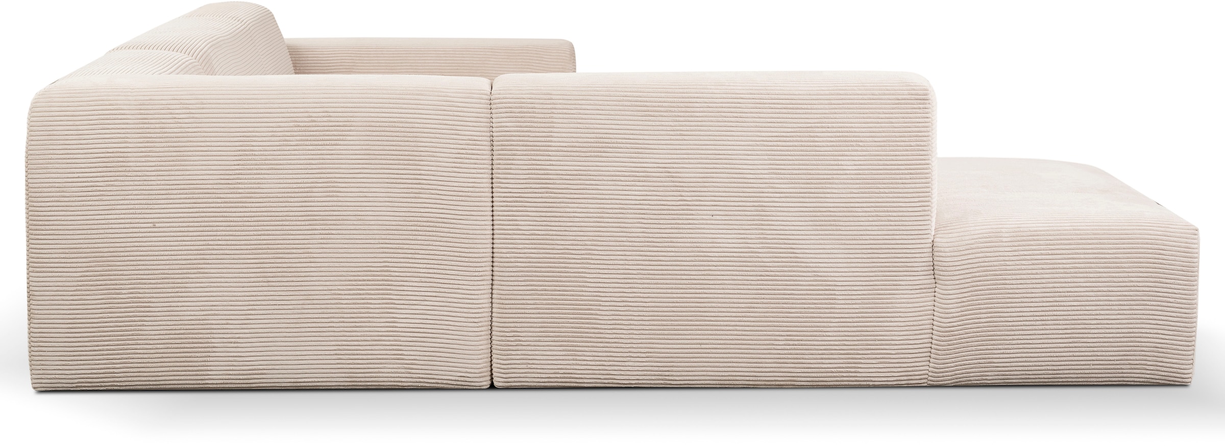 WERK2 Wohnlandschaft »Zeus U-Form«, Curvy Trend Wohnlandschaft mit urbaner Optik auch in weichem Cord