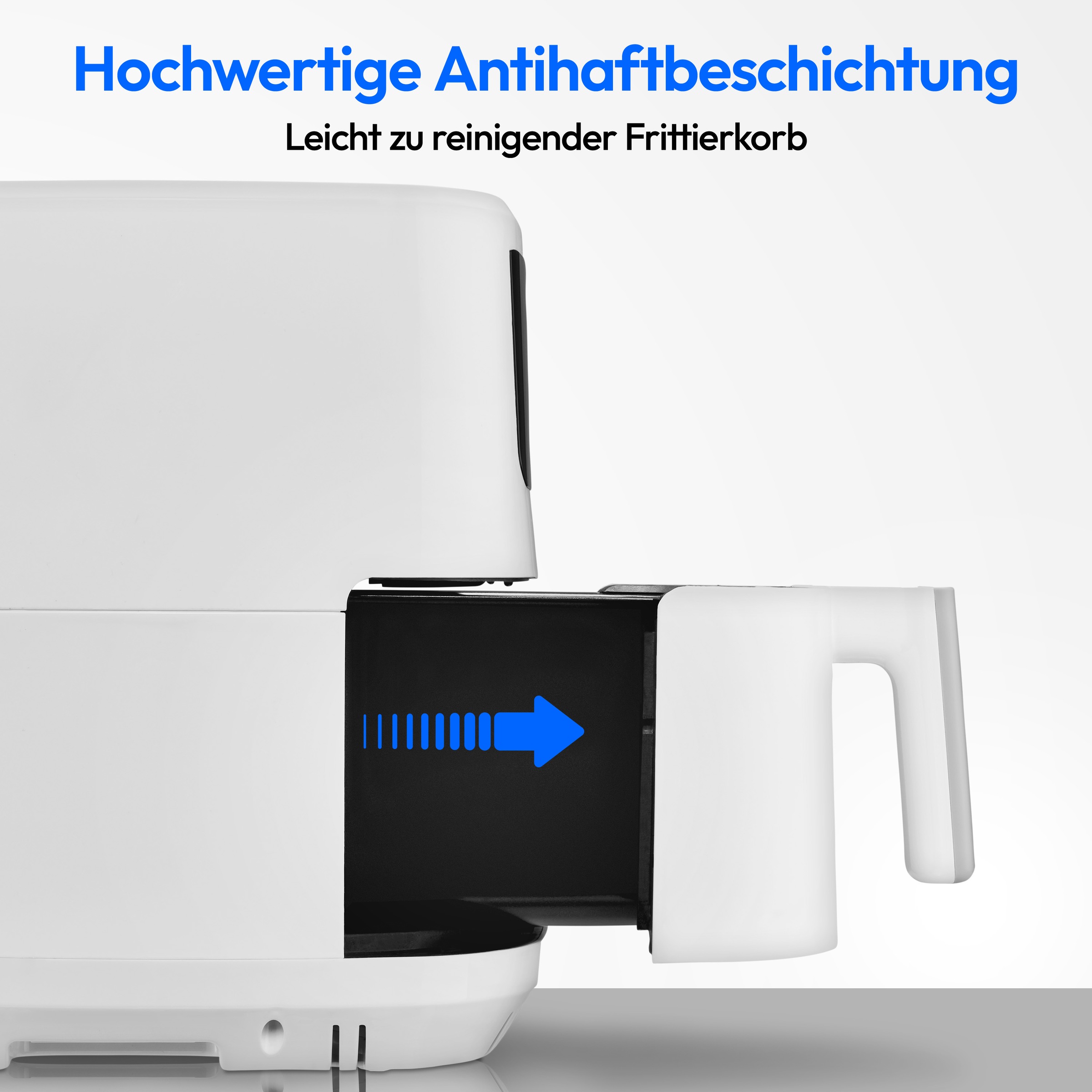 Medion® Heißluftfritteuse »P10 XL (MD 11750), 6,8 L Korbvolumen, 9 Automatikprogramme, Vorheizen«, 2000 W, Fassungsvermögen 6,8 l, Temperatur einstellbar 50 - 200 °C, ILAG Beschichtung, Timer