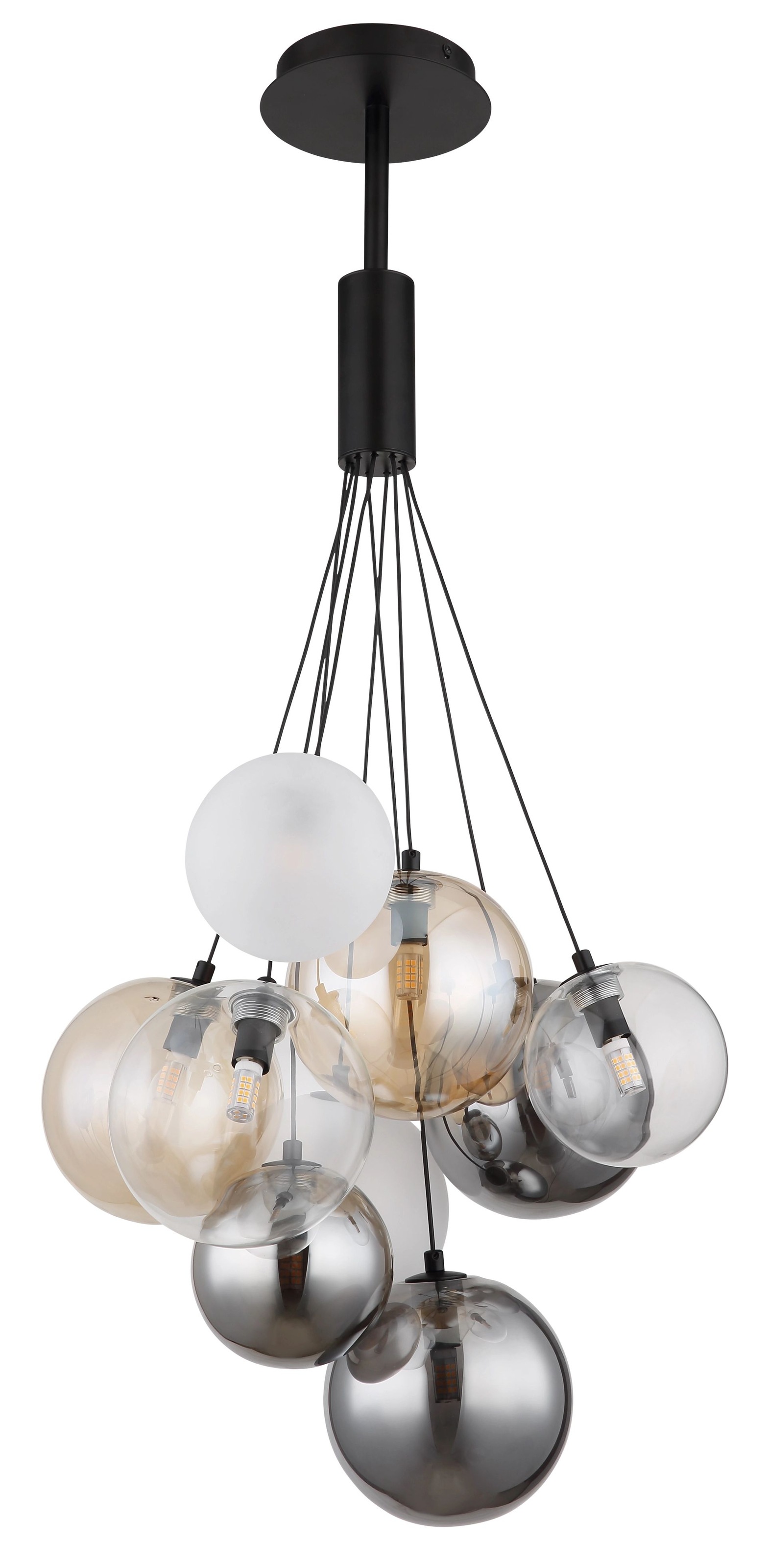 GLOBO LIGHTING Hängeleuchte »BALLGI«, Leuchtmittel G9   ohne Leuchtmittel, günstig online kaufen
