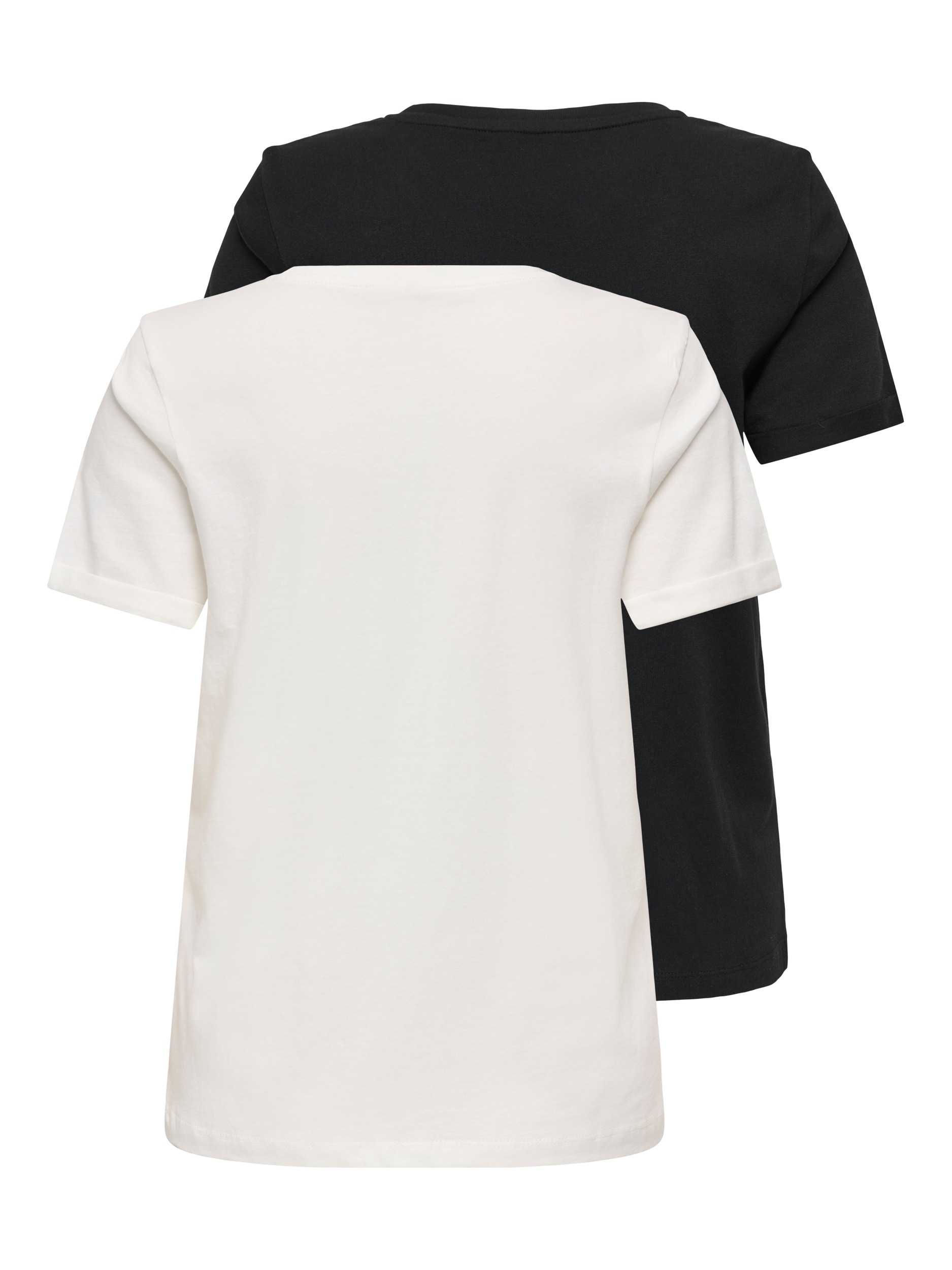 ONLY Kurzarmshirt »ONLKITA LIFE S/S TOP 2 PACK CS JRS«, (Packung, 2er-Pack)
