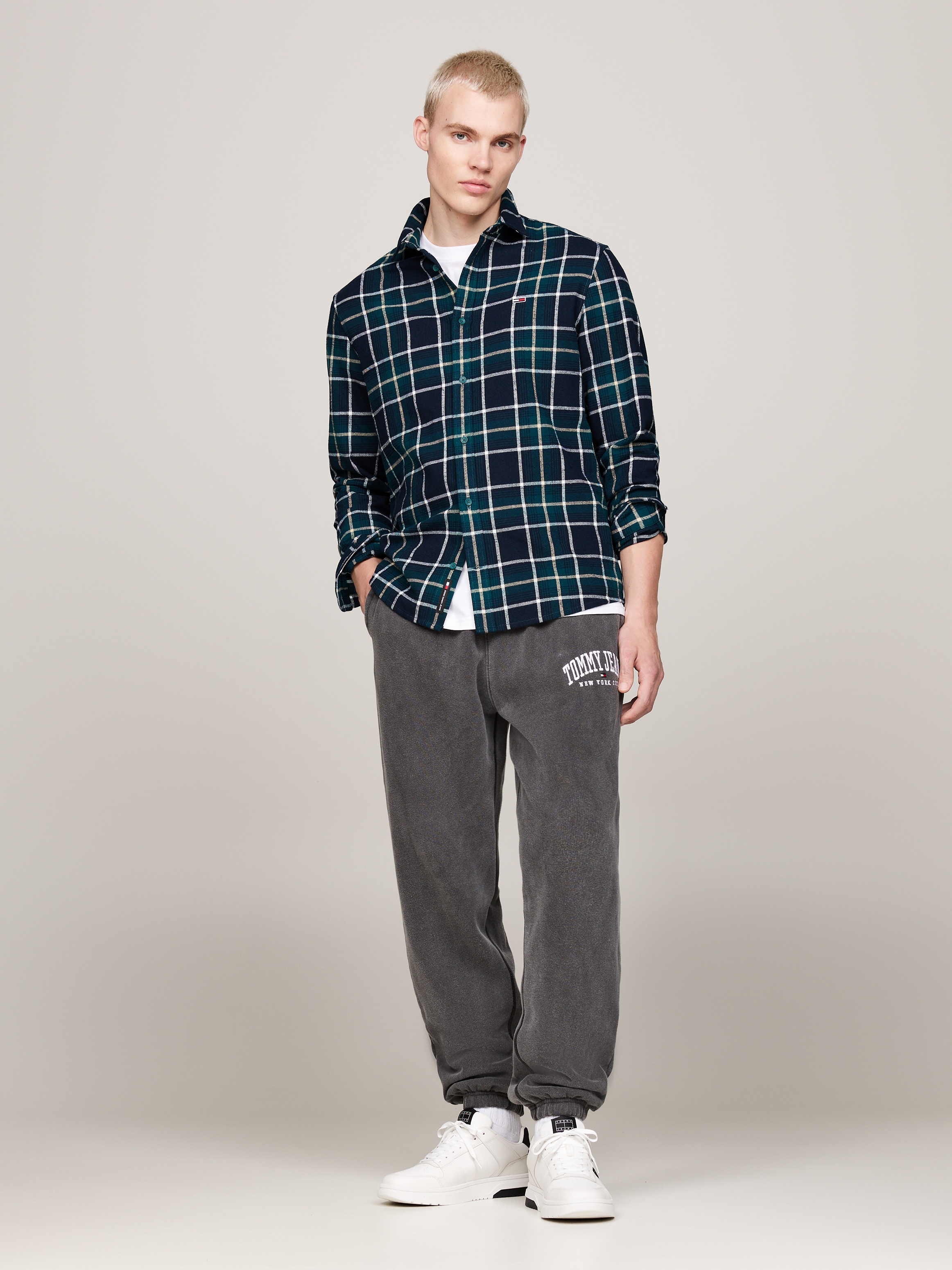 Tommy Jeans Langarmhemd »TJM REG CHECK FLANNEL SHIRT EXT«