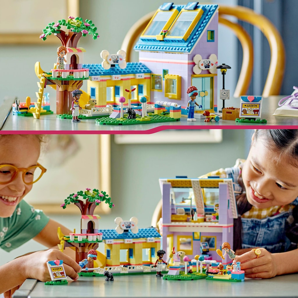 LEGO® Konstruktionsspielsteine »Hunderettungszentrum (41727), LEGO® Friends«, (617 St.), Made in Europe